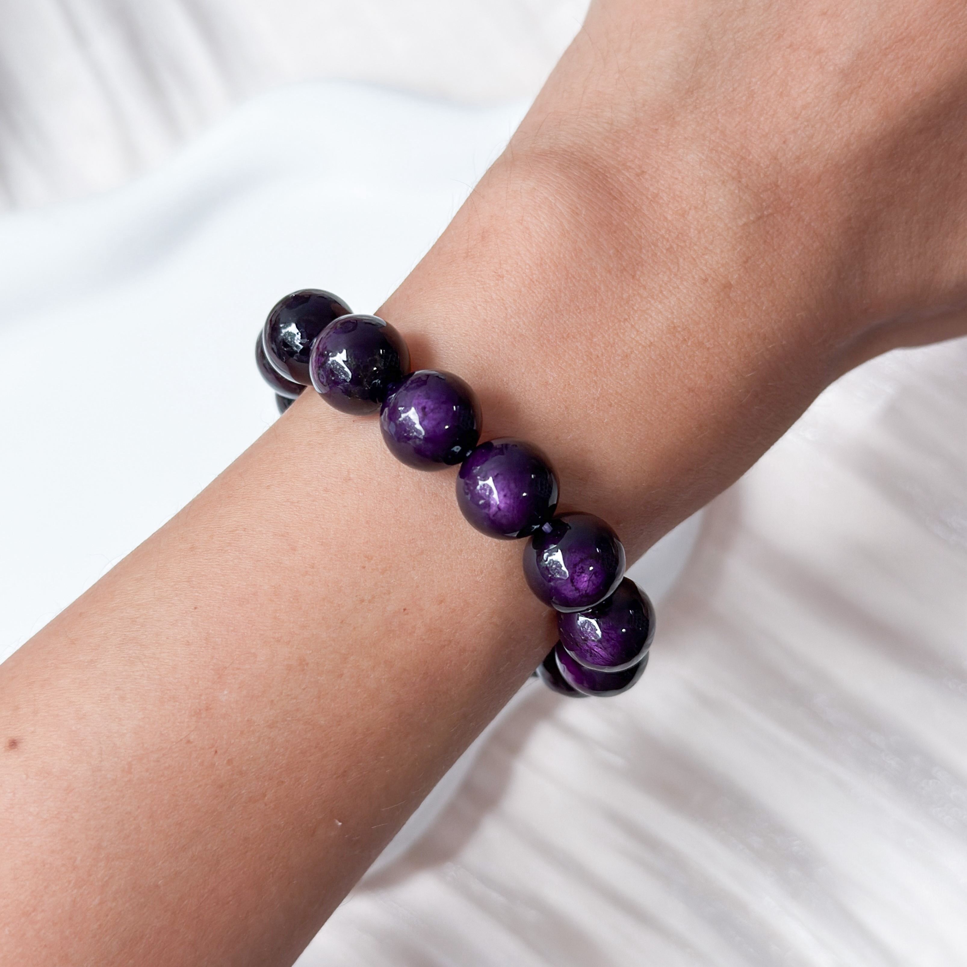 Purpurite 10-11mm Bracelet