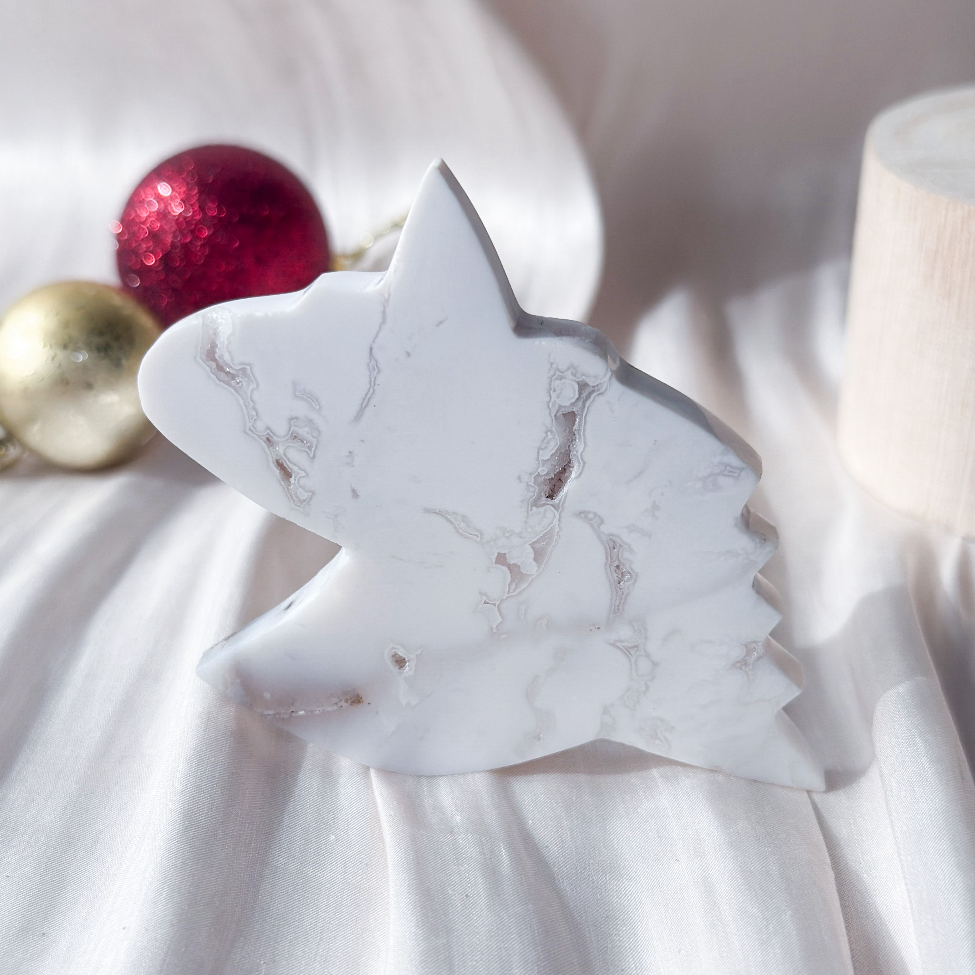 White Plume Druzy Agate Unicorn [Black Friday]