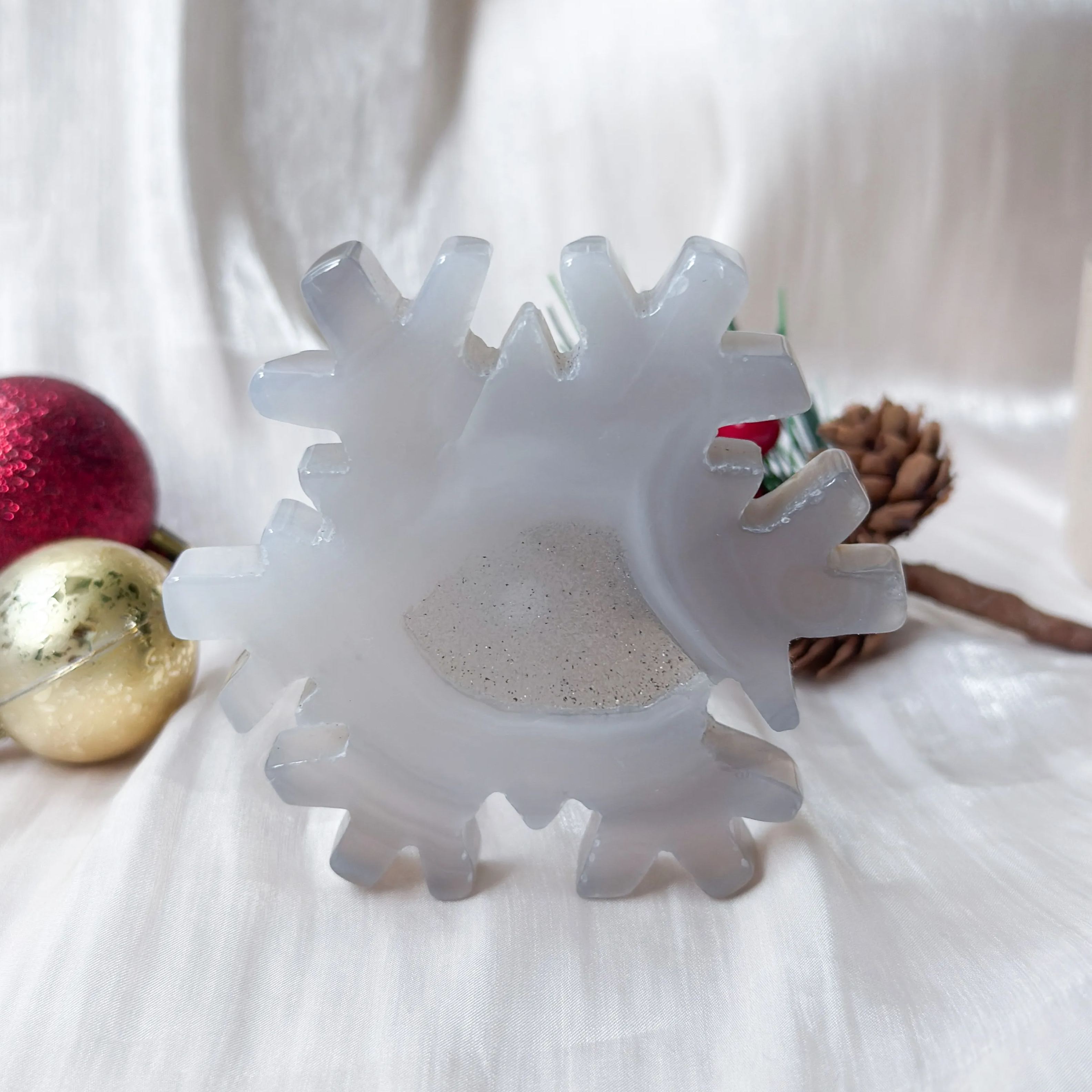 Druzy Agate Snowflake [Black Friday]