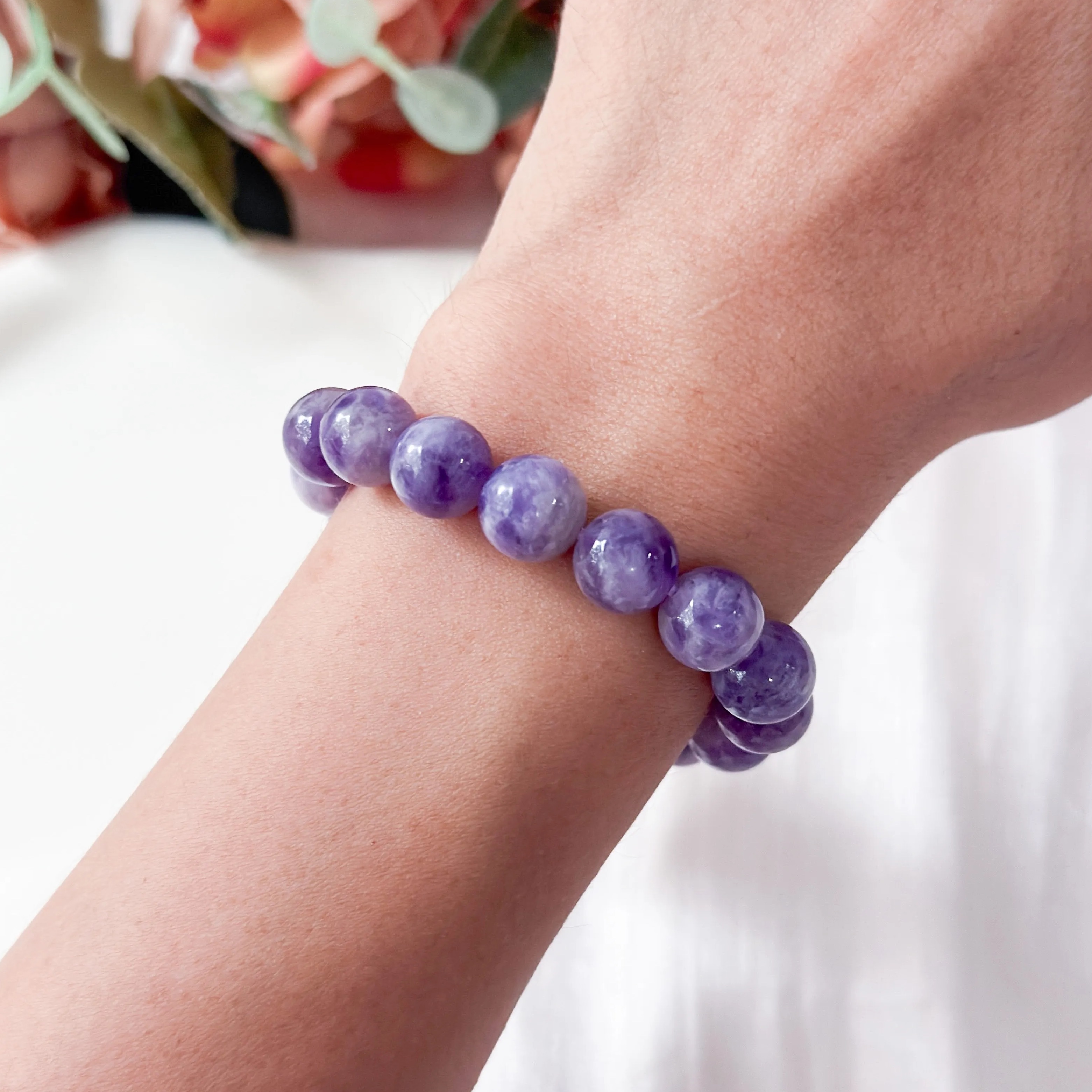 Lavender Amethyst 8mm AAA Bracelet