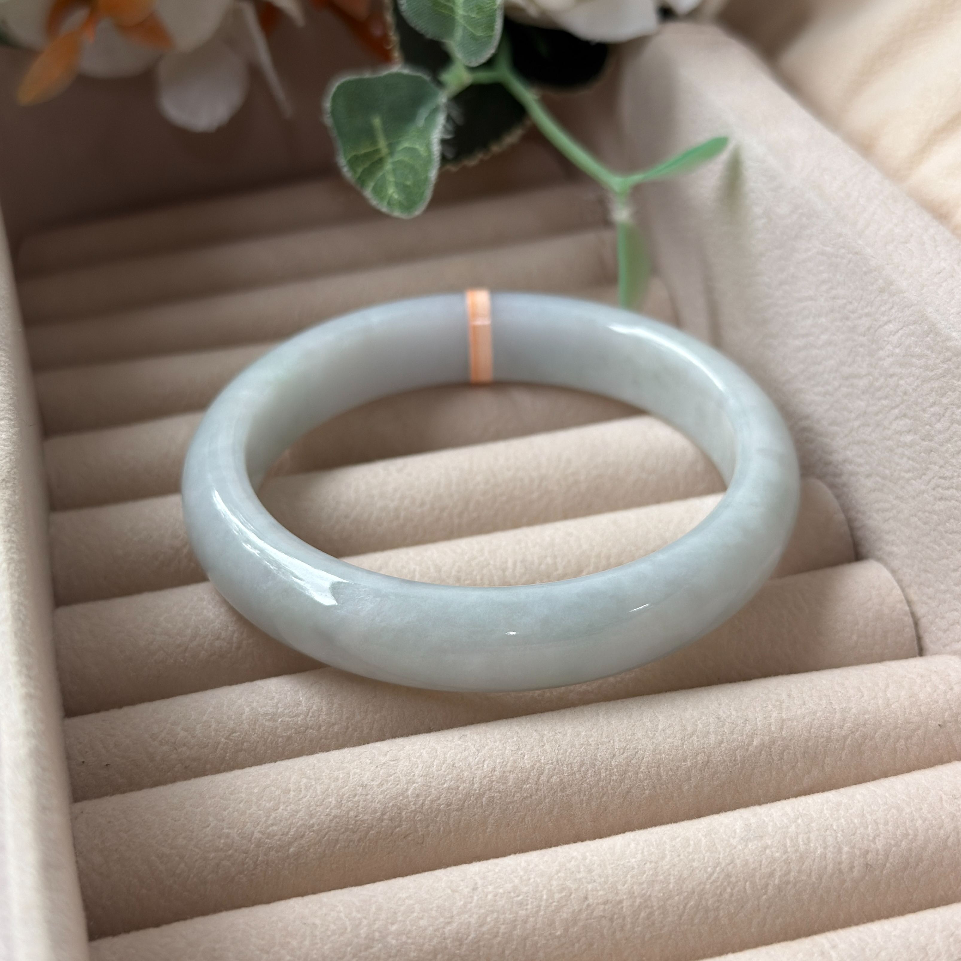 Grade A Mint Green Jade Bangle - S60+/63.6g