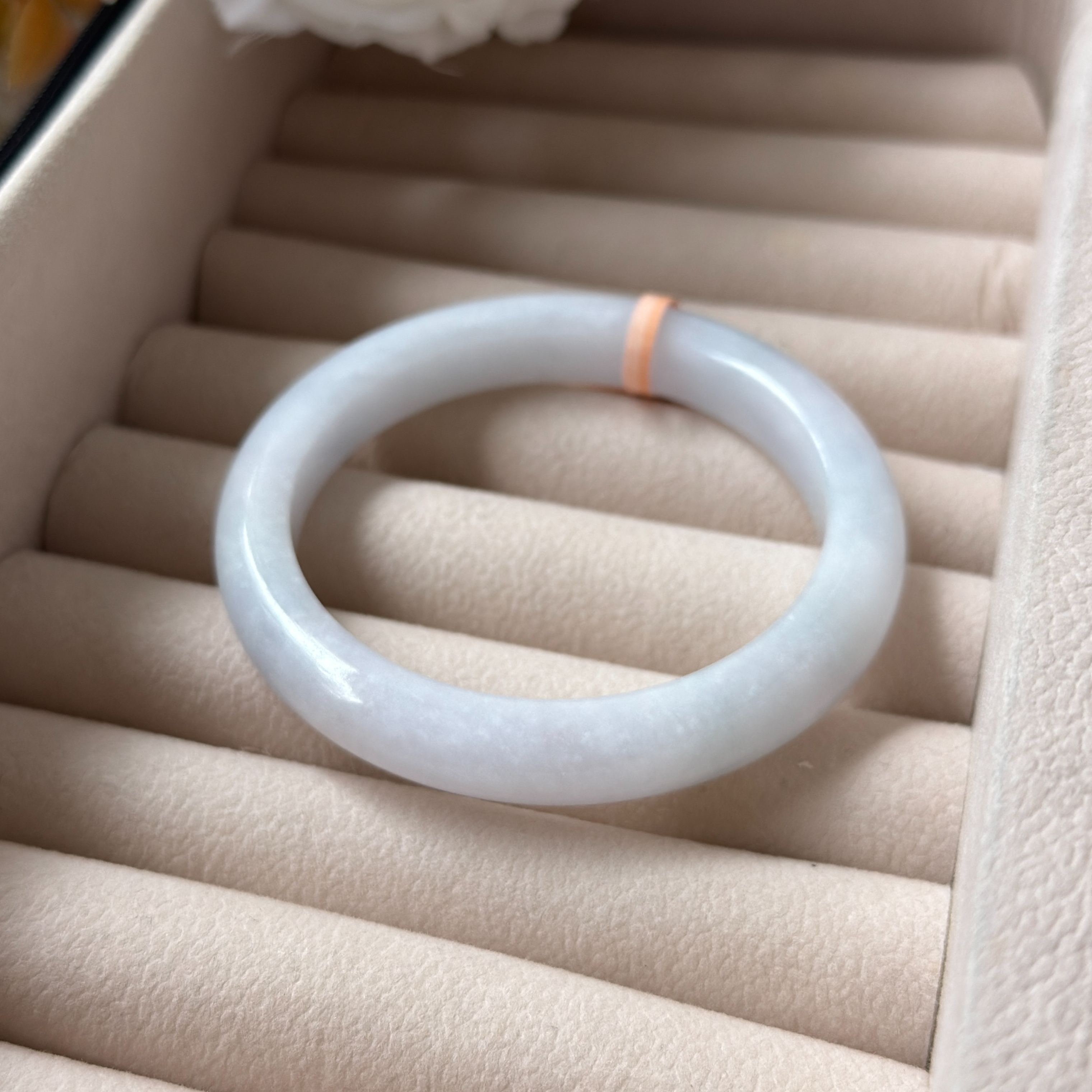 Grade A Lilac Mist Jade Bangle - S53/40.4g