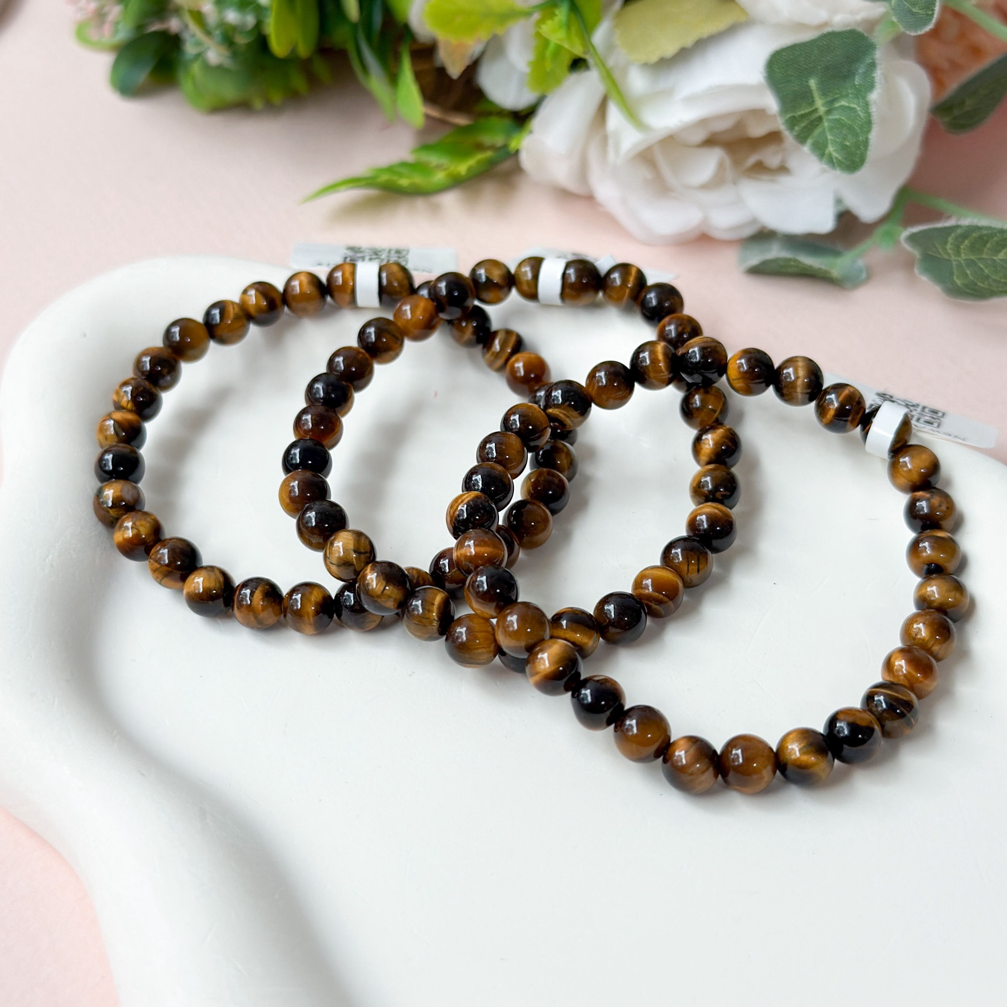 Yellow Tiger Eye 6mm Bracelet