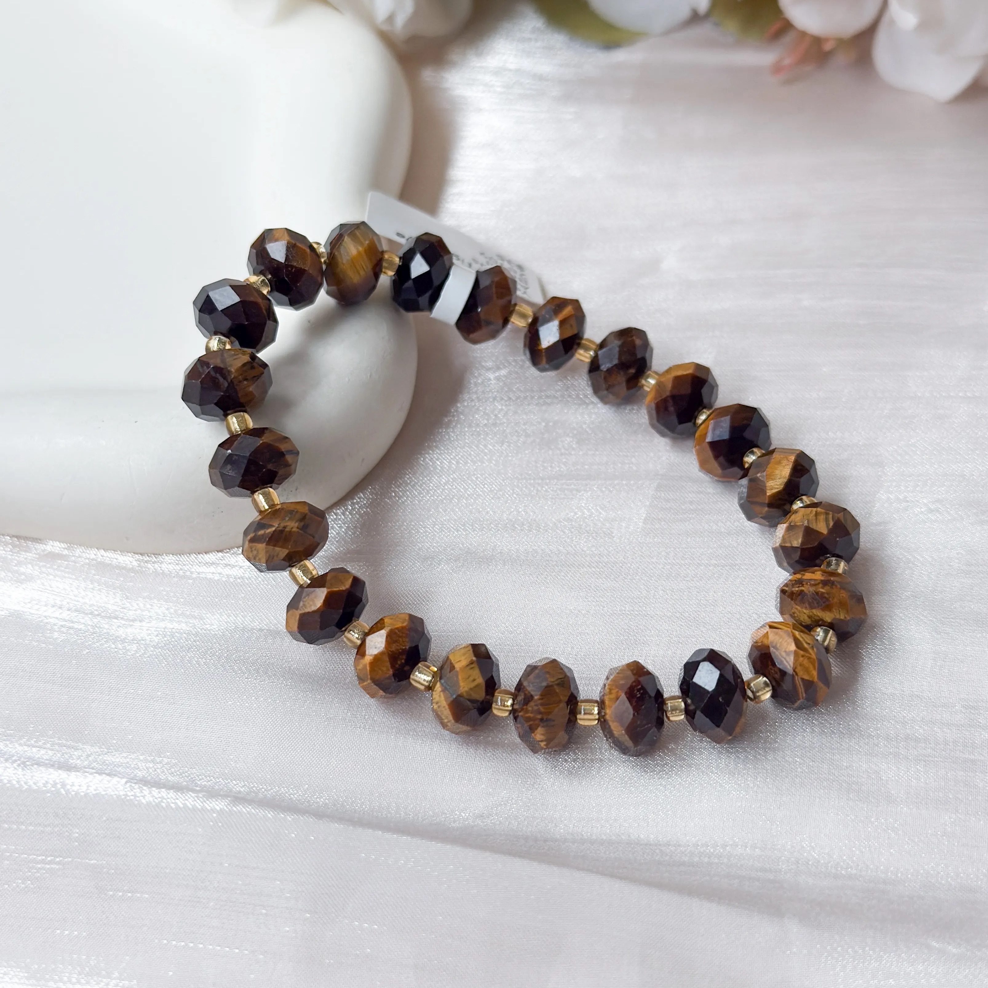 Yellow Tiger Eye Abacus Bracelet