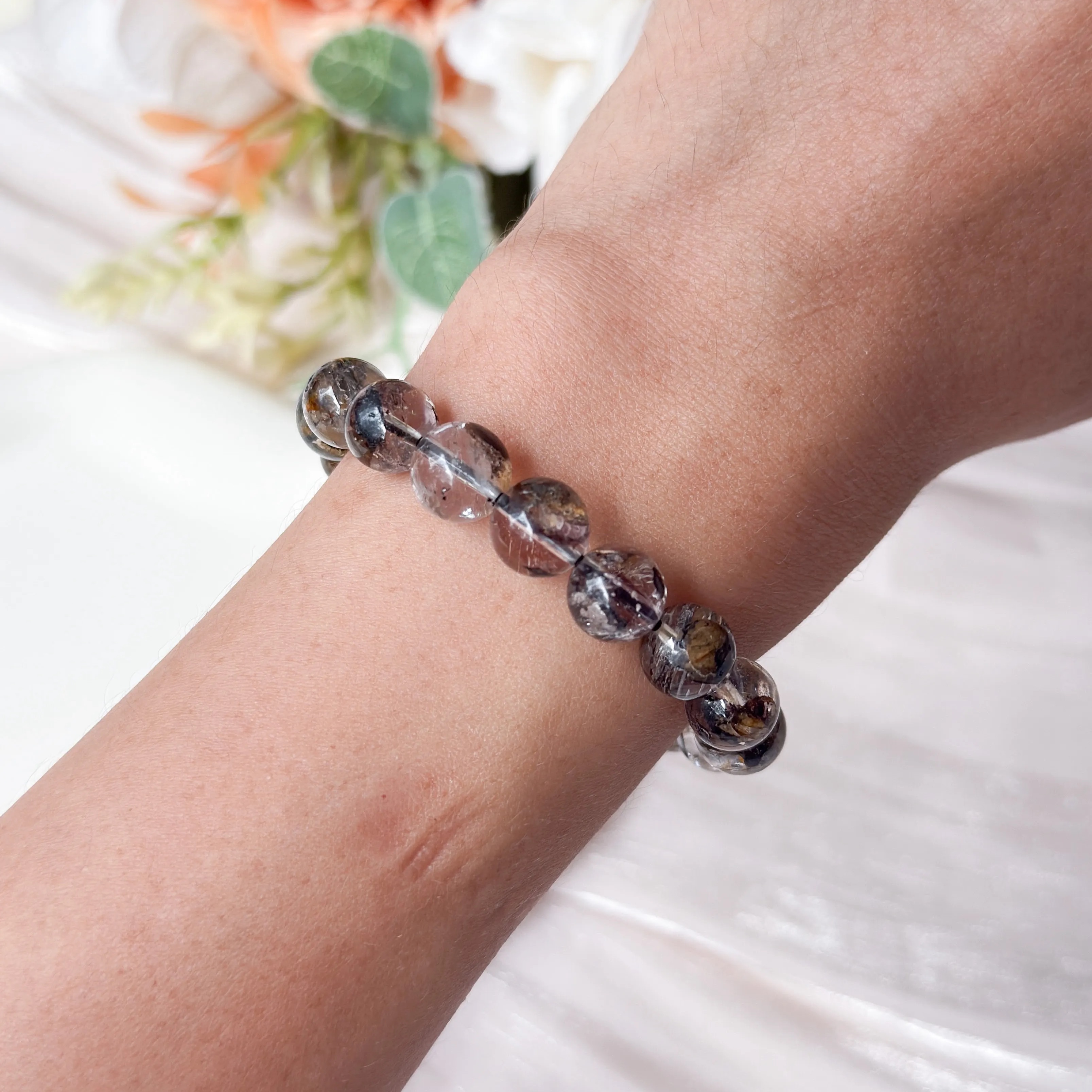 Herkimer Diamond 8+mm Bracelet