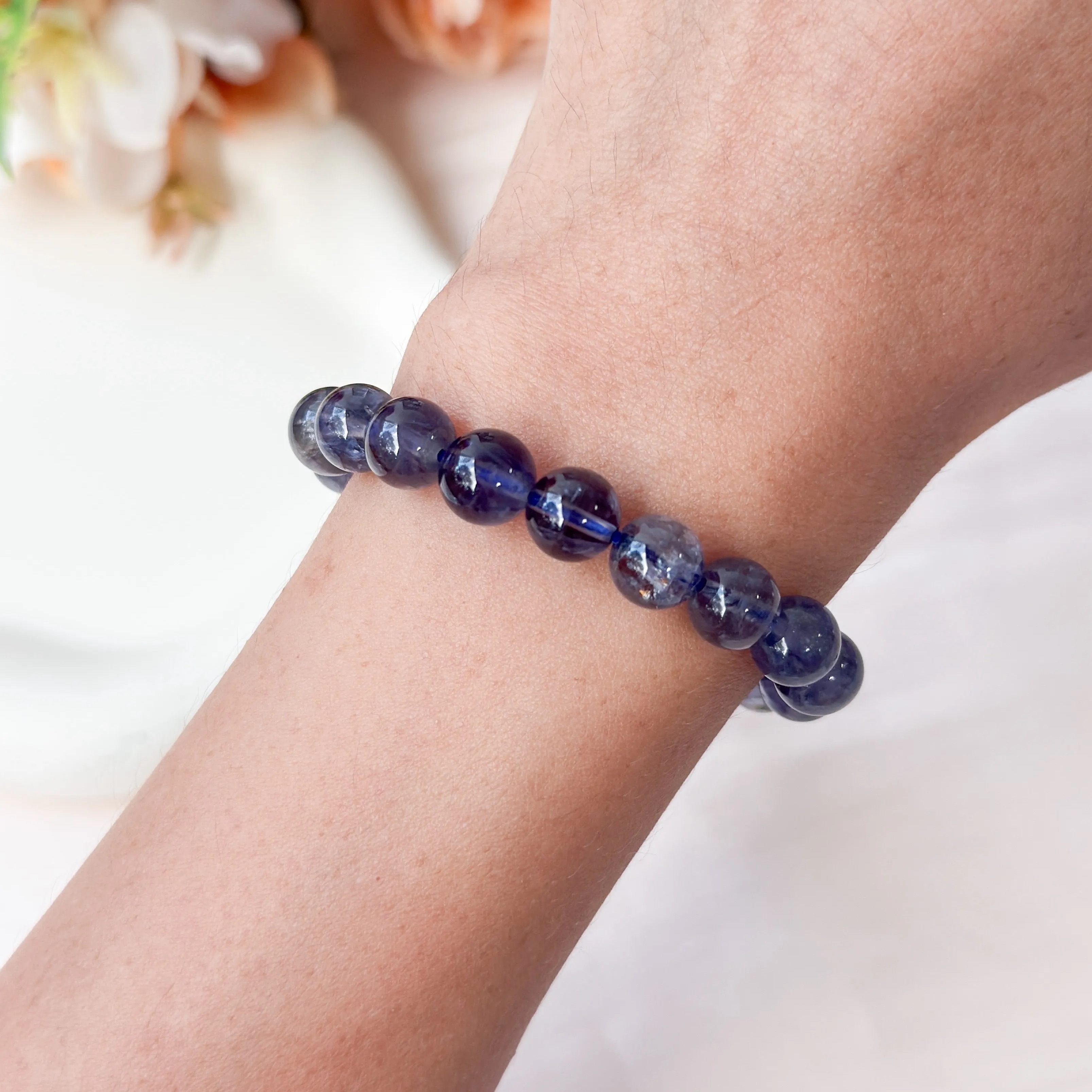 Iolite 8mm Bracelet