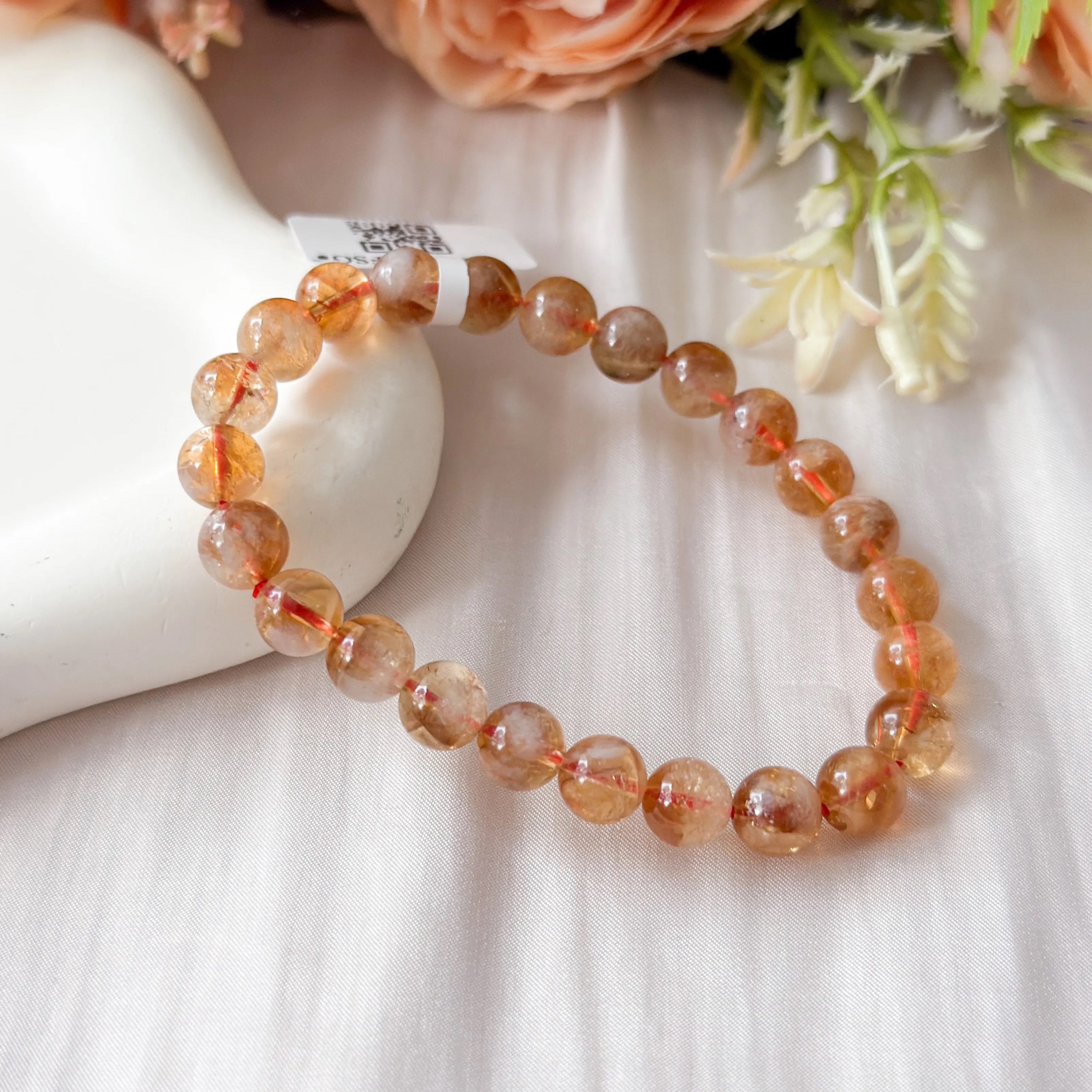 Wealth Bucket Citrine 7-8mm AA+ Bracelet
