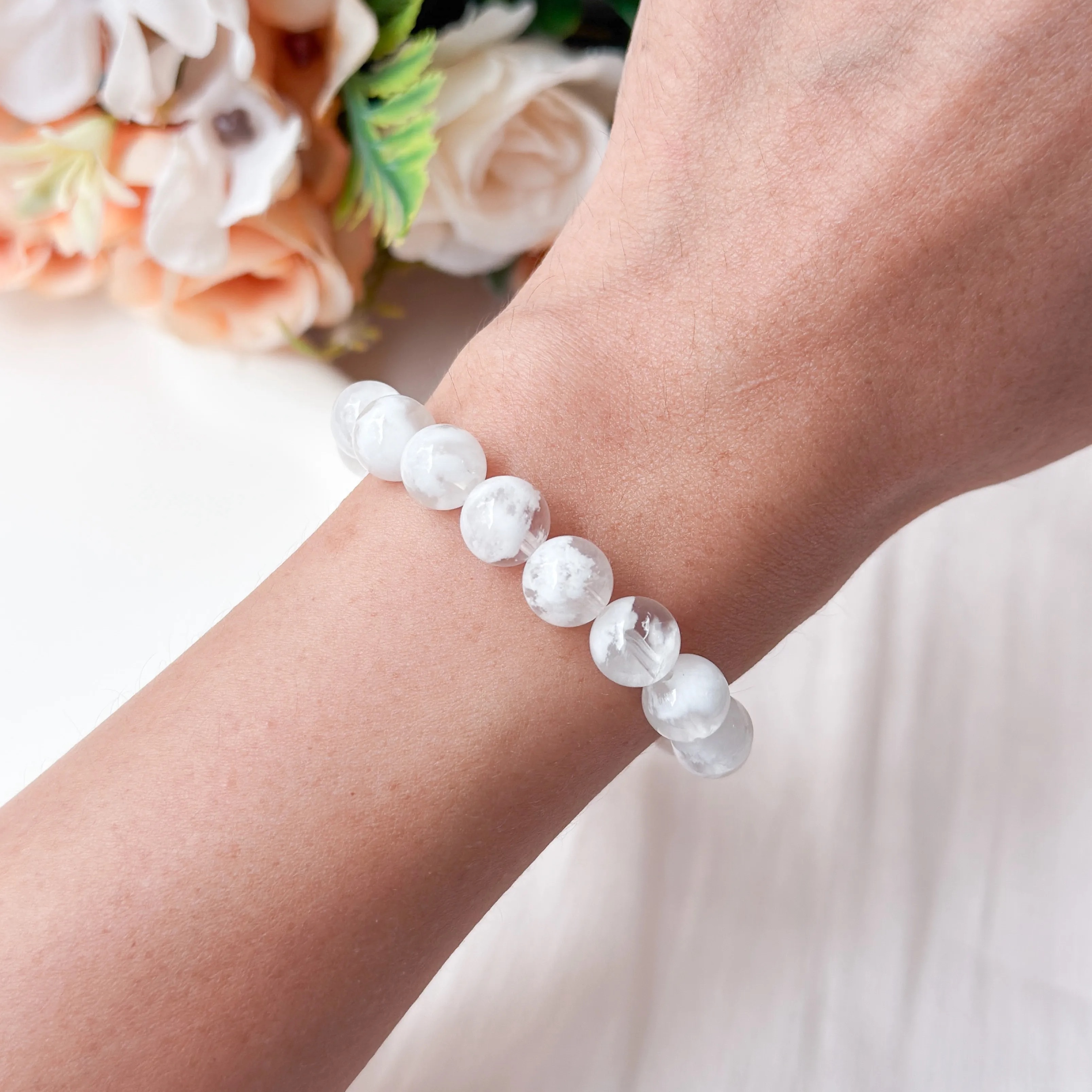 Snow Phantom 8mm Bracelet