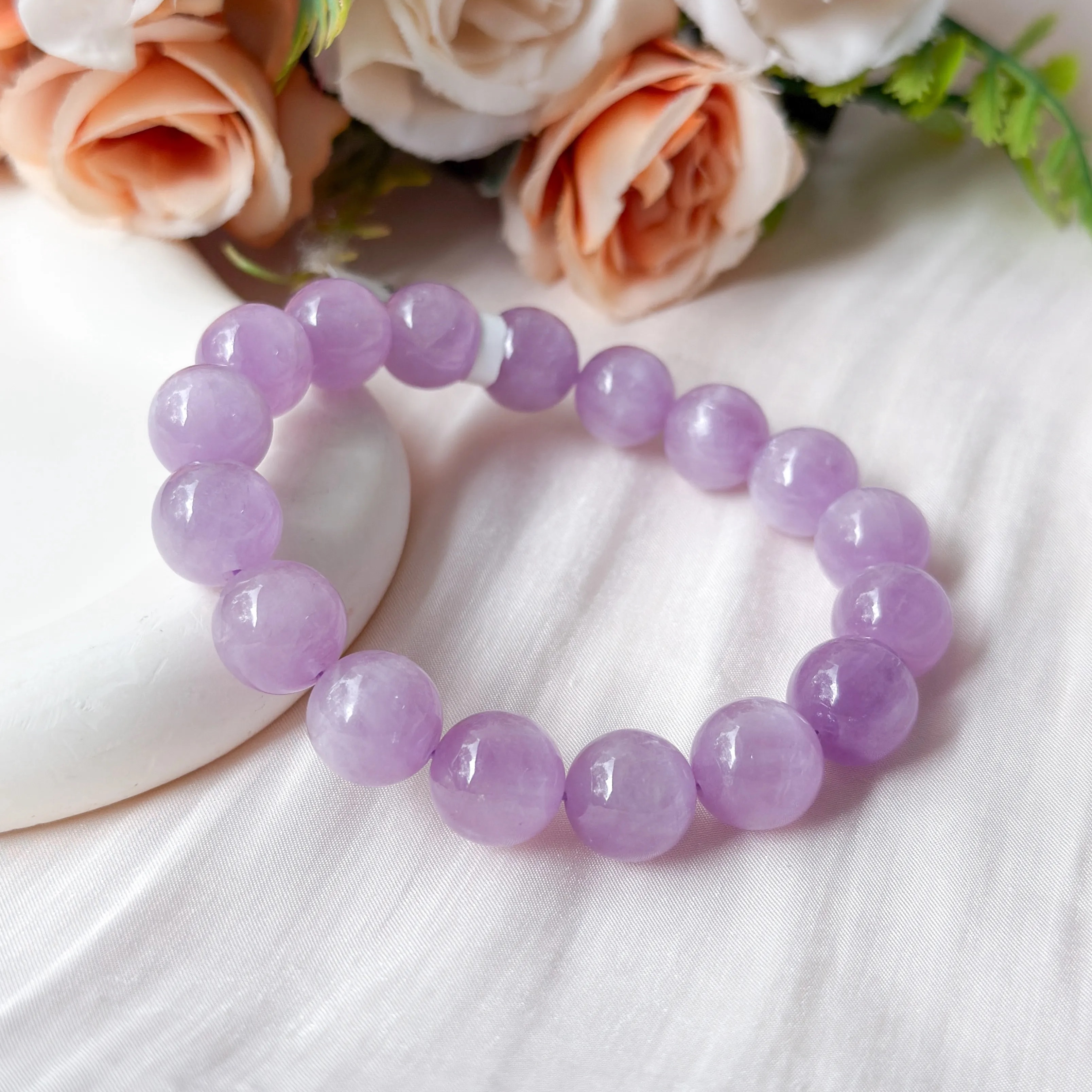 Cat's Eye Kunzite 11-12mm AAAA Bracelet