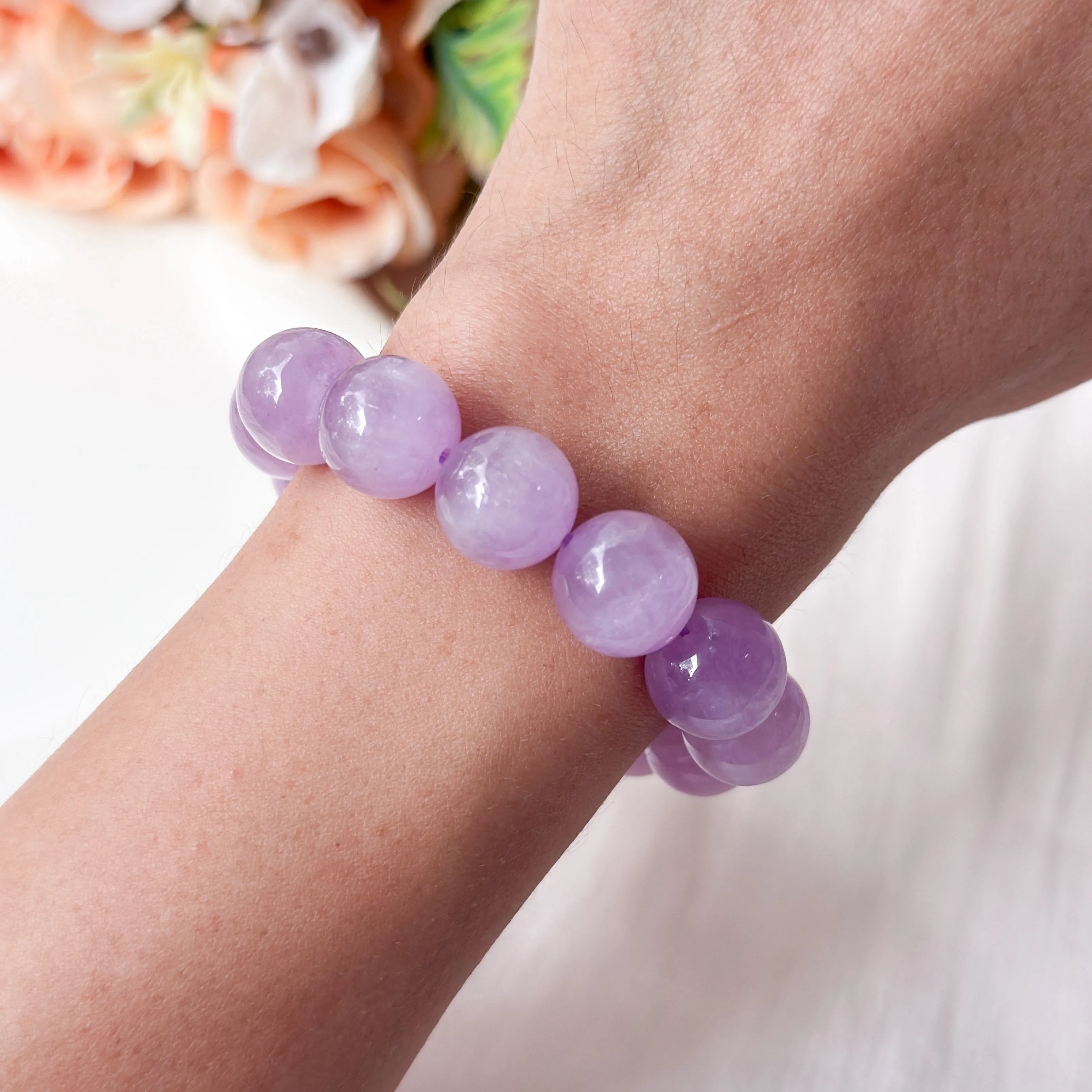Cat's Eye Kunzite 11-12mm AAAA Bracelet