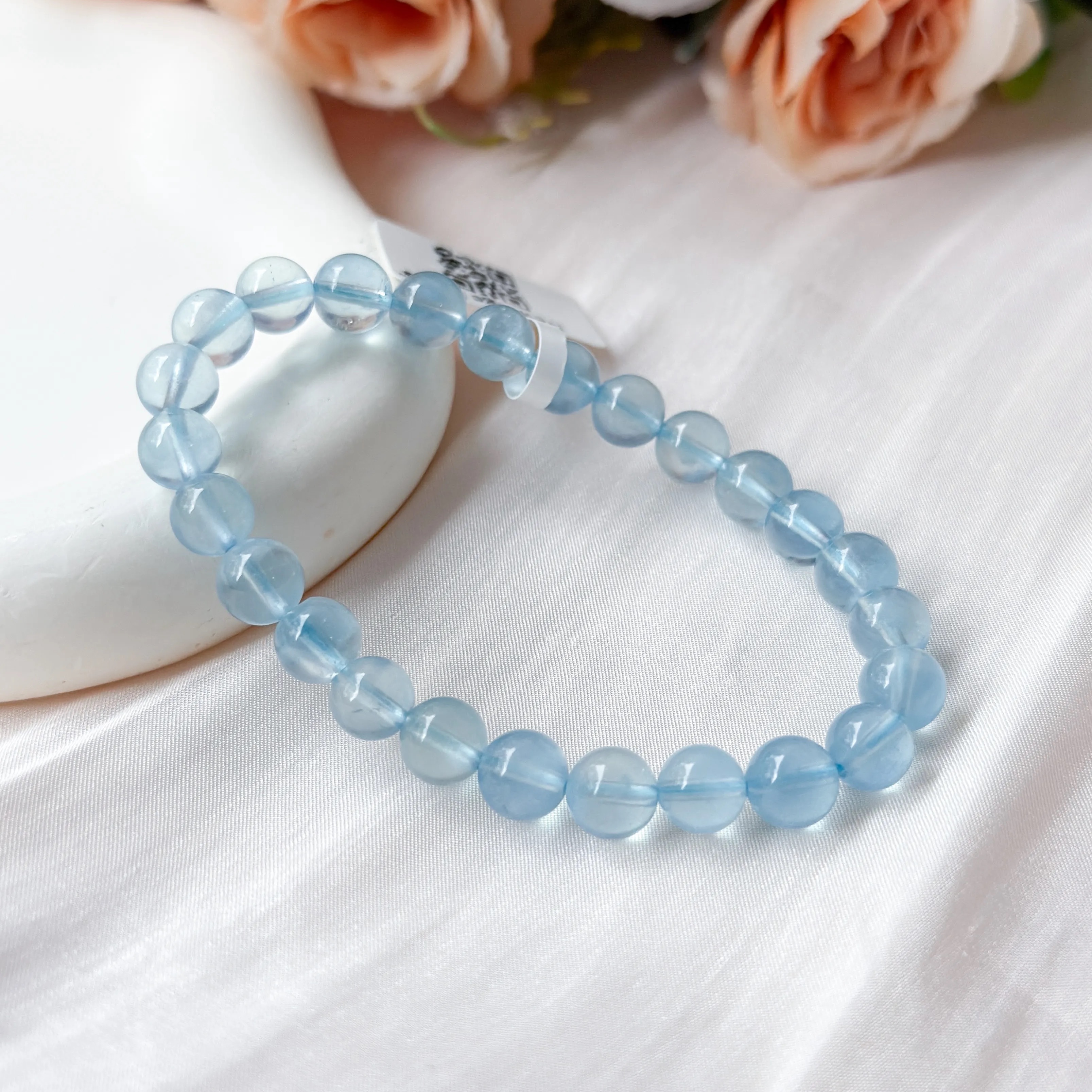 Aquamarine 7-8mm AAA Bracelet