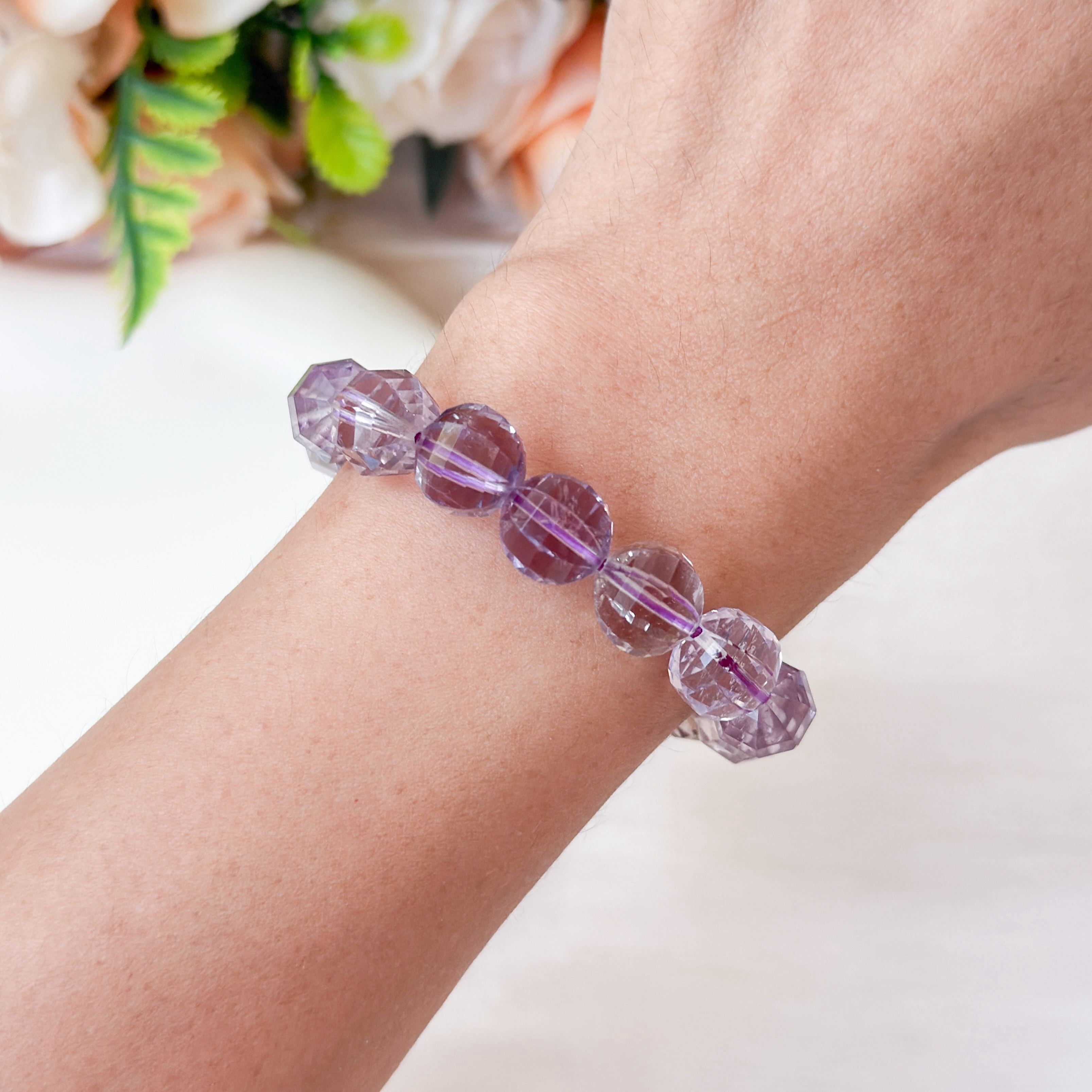 Ametrine 10mm Lantern Cut AAA Bracelet