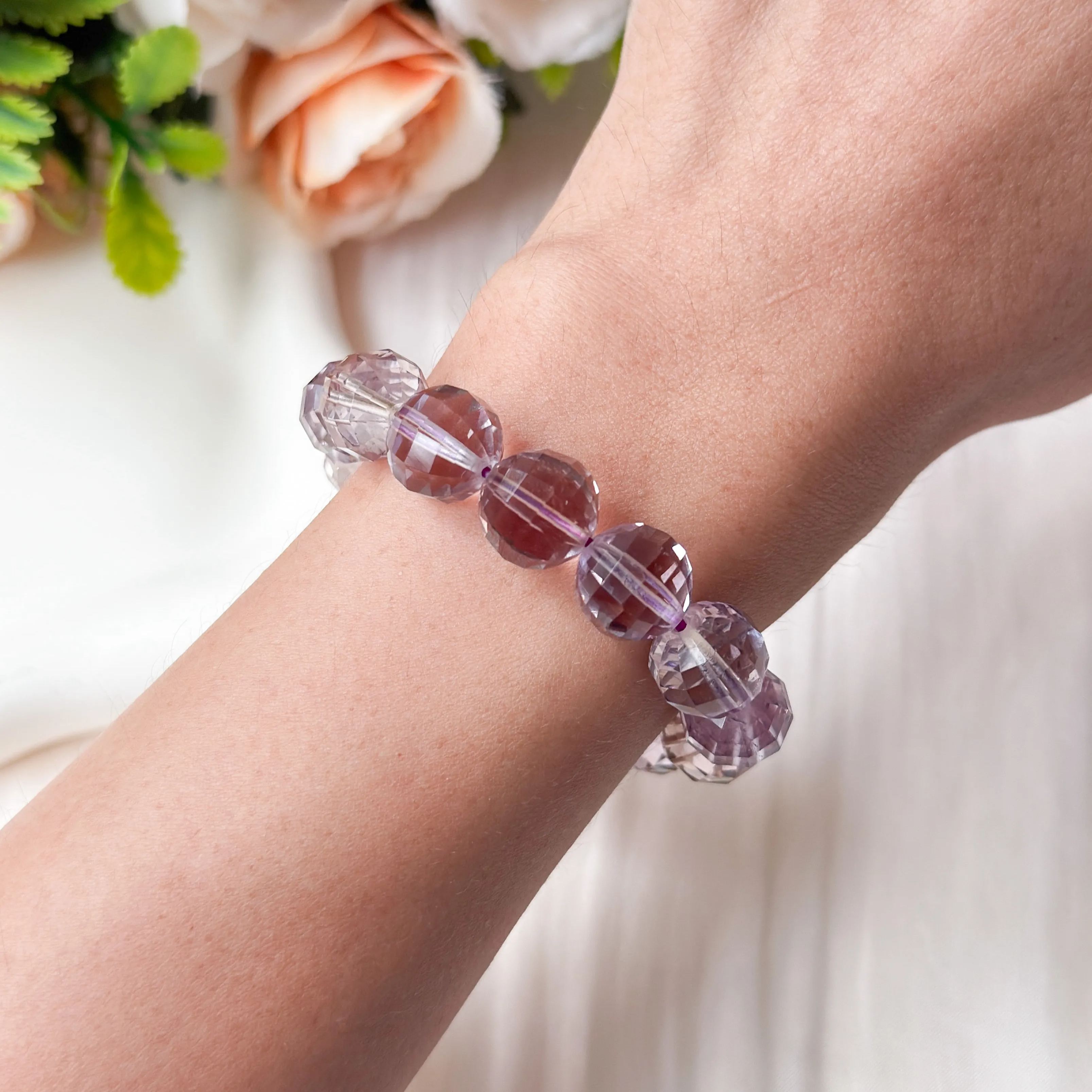 Ametrine 10-11mm Lantern Cut AAA Bracelet
