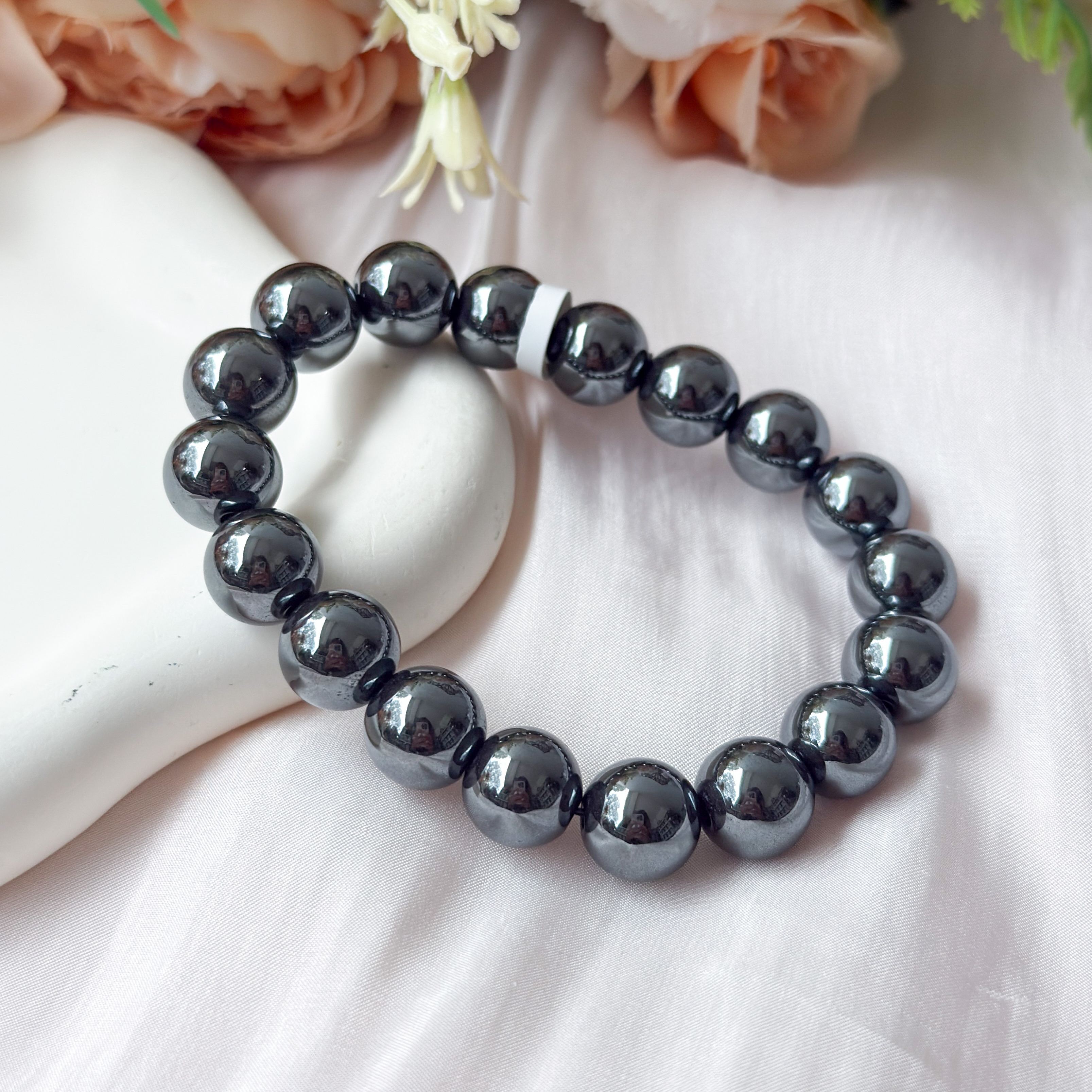 Hematite 12mm Bracelet