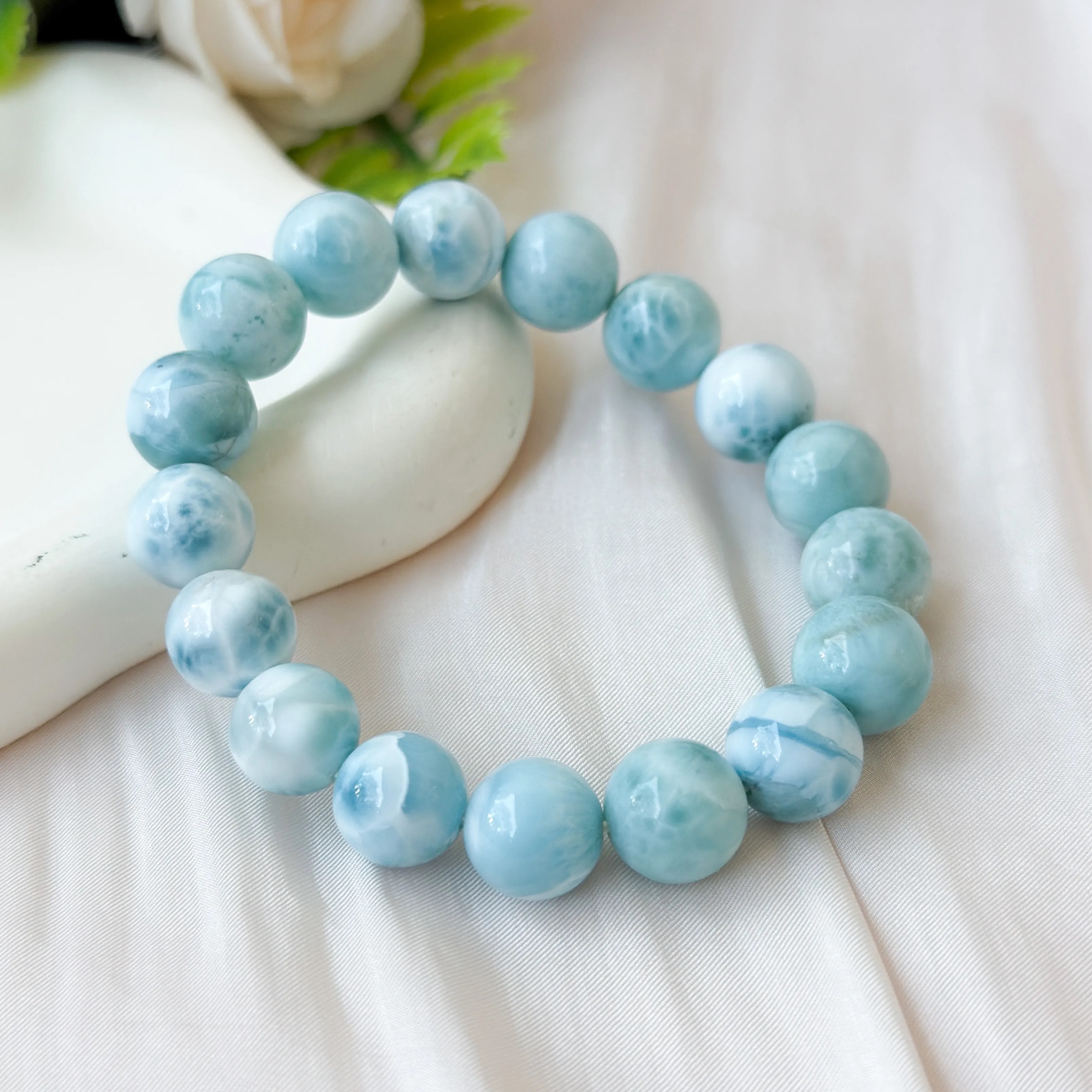 Larimar 11mm AAA+ Bracelet