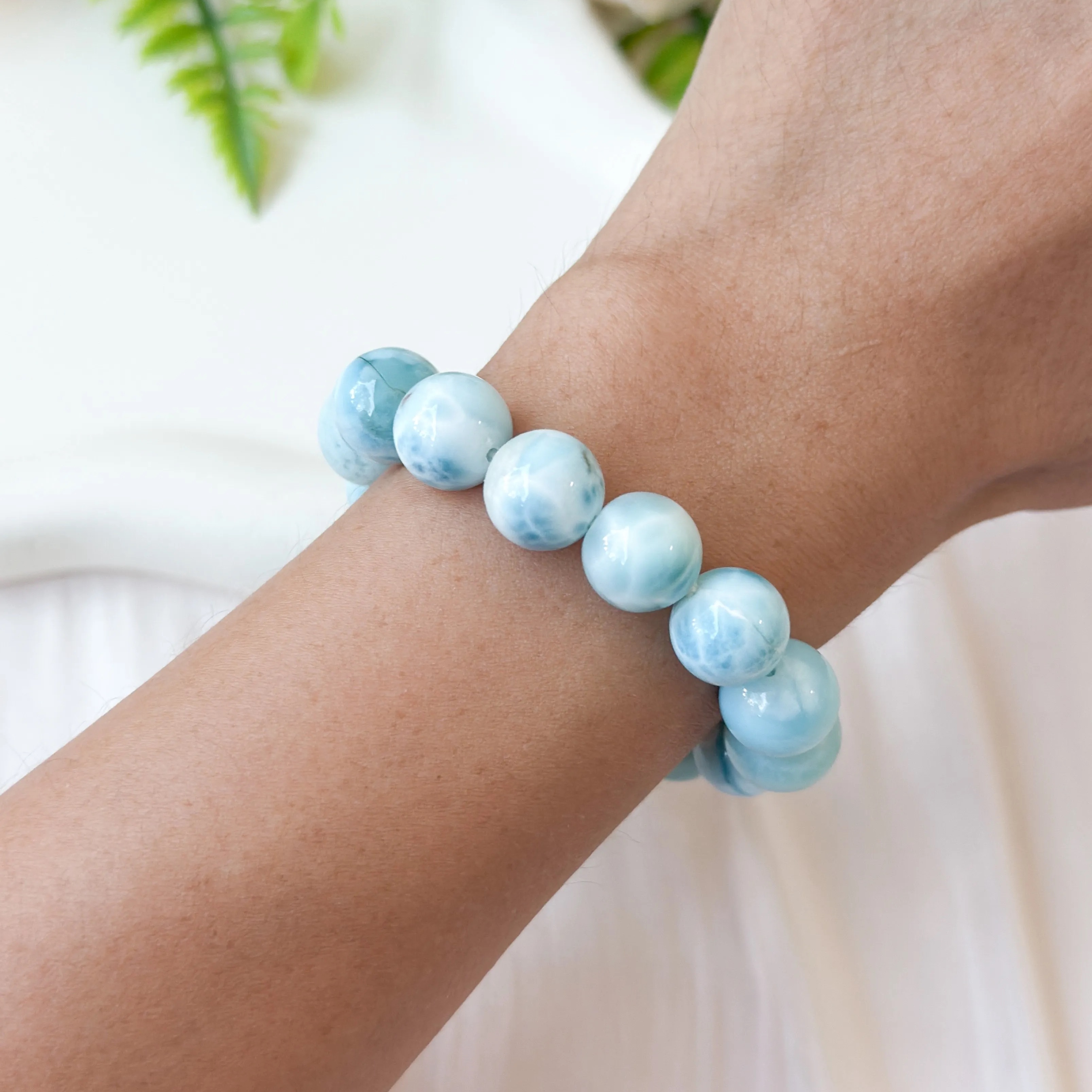 Larimar 11mm AAA+ Bracelet