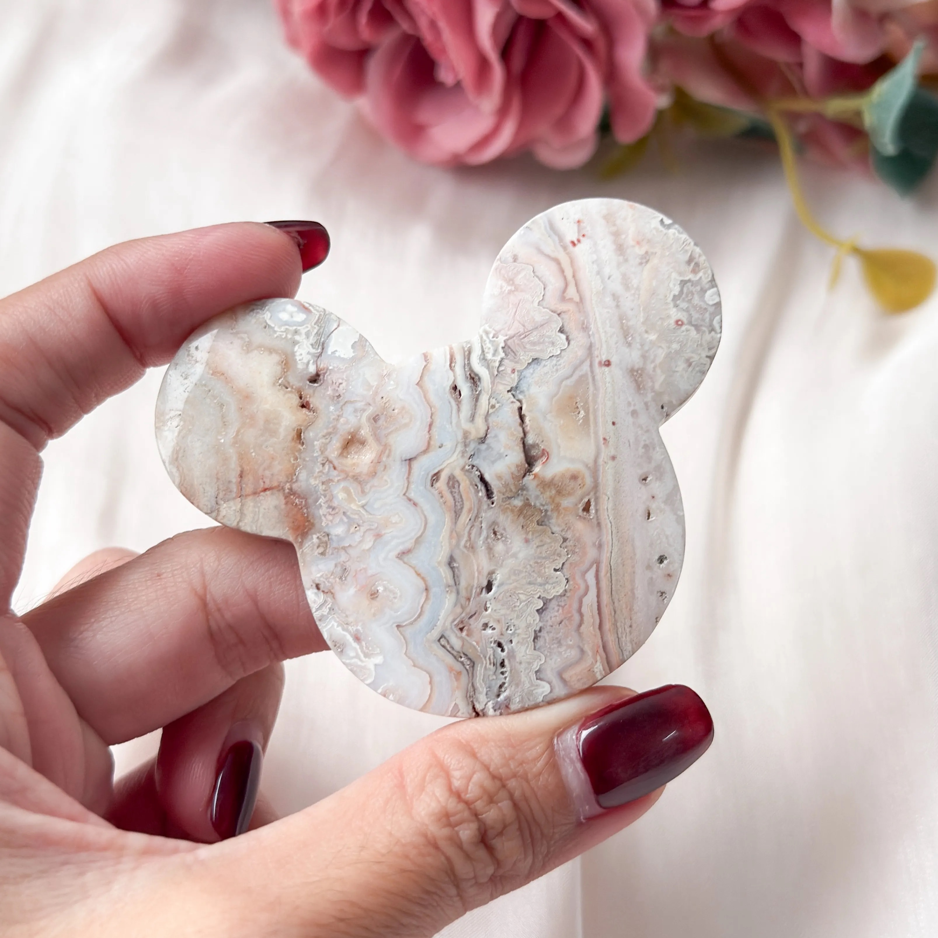 Crazy Lace Agate Mickey