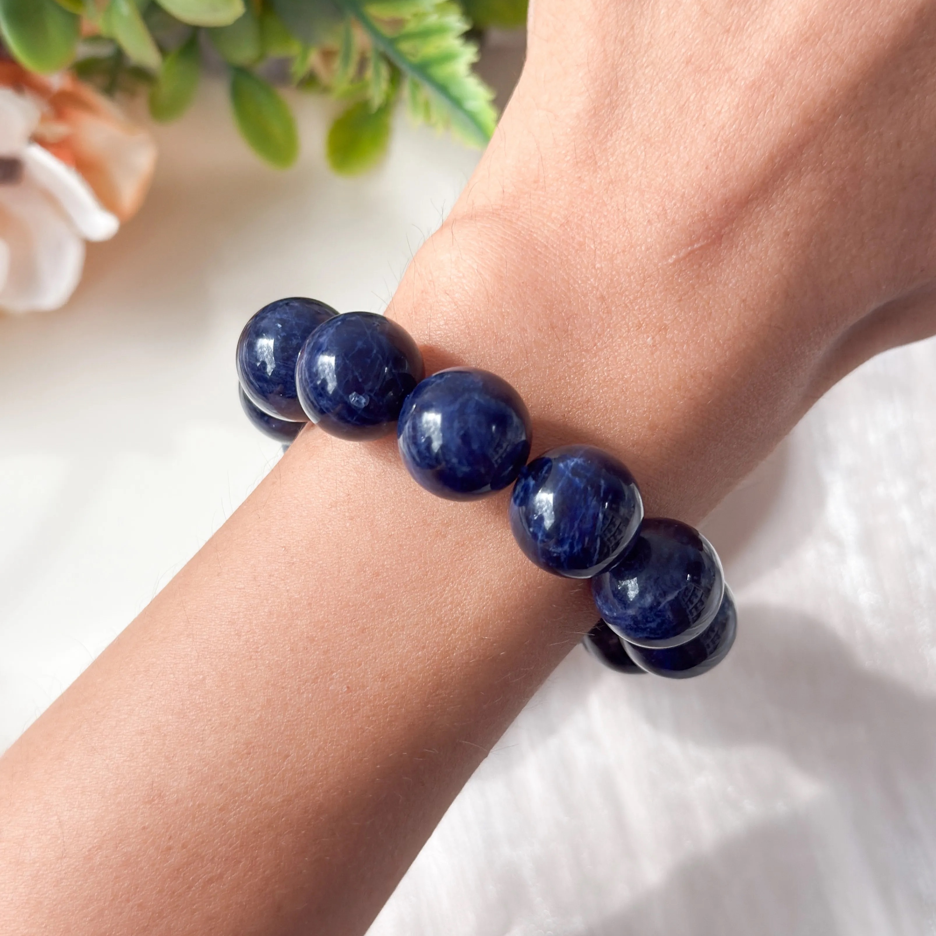 Sodalite 14mm AAA Bracelet