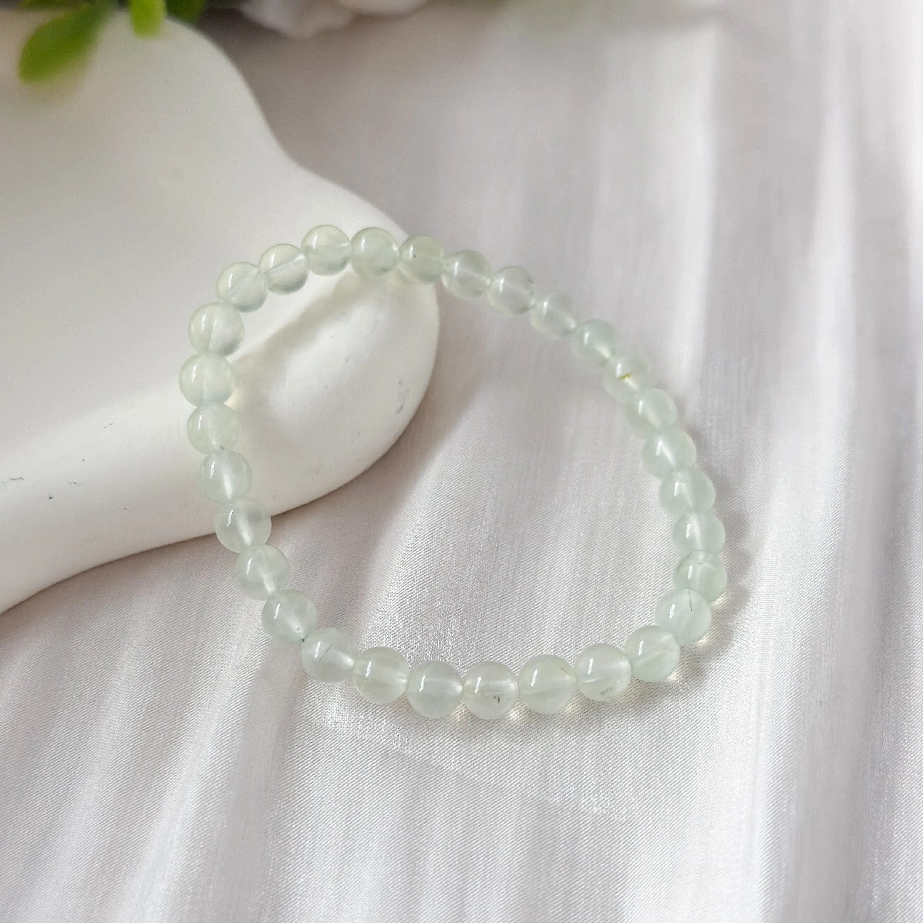 Prehnite 6mm Bracelet