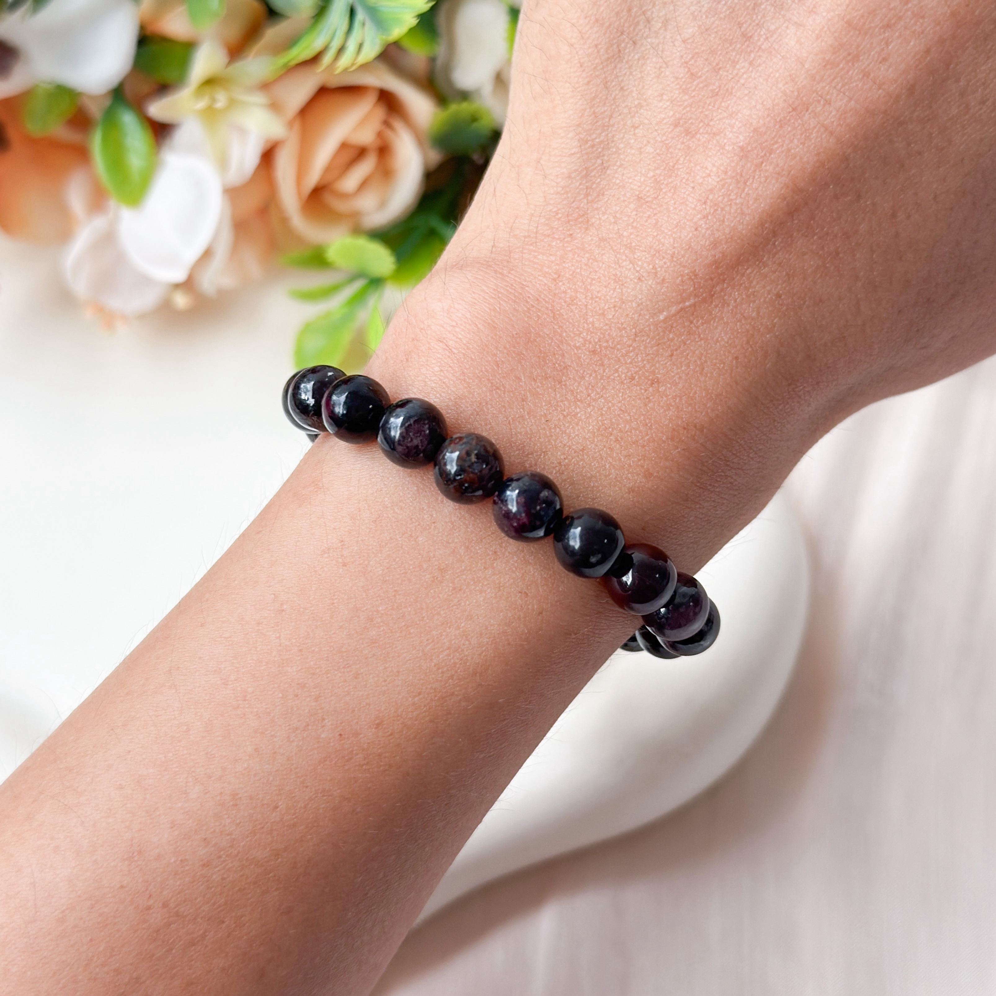 Black Sugilite 7+mm AAA Bracelet