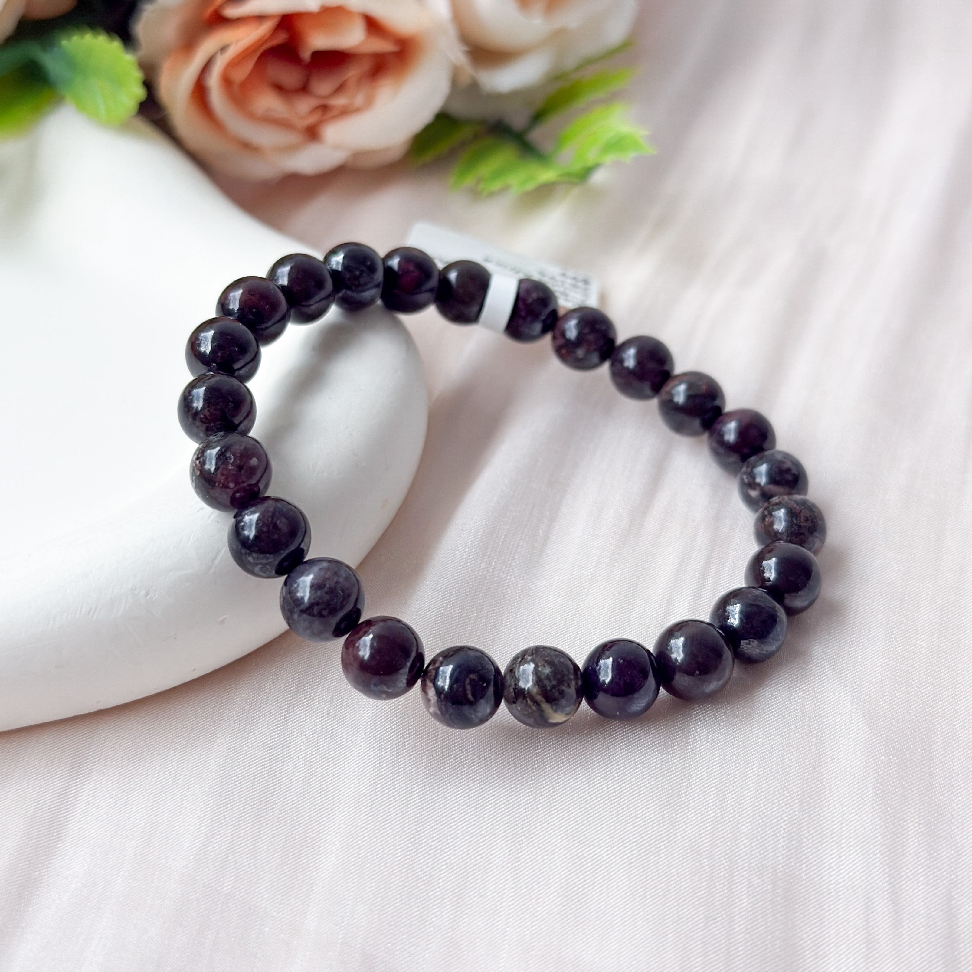 Black Sugilite 7-8mm AAA Bracelet