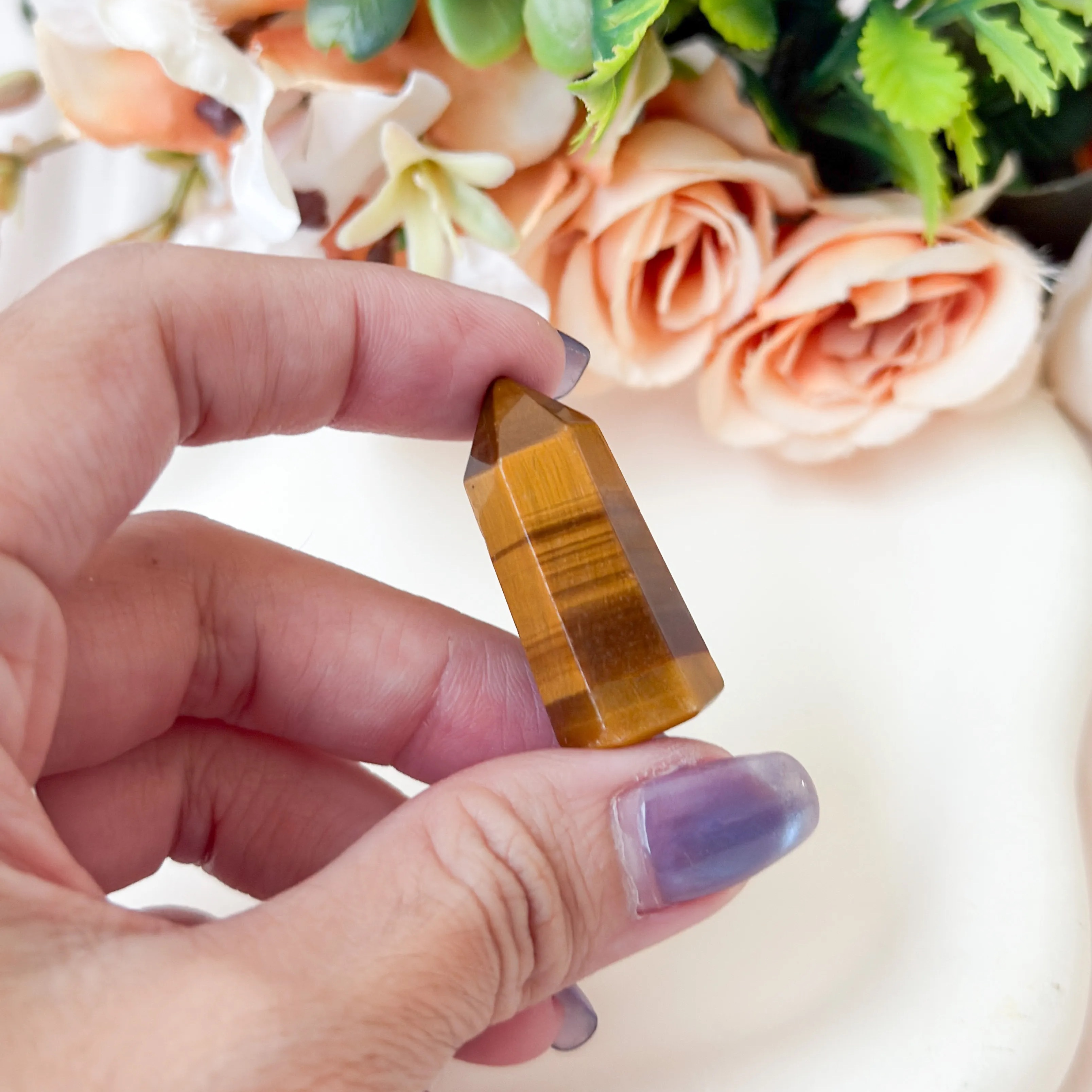 Yellow Tiger Eye Mini Pointer