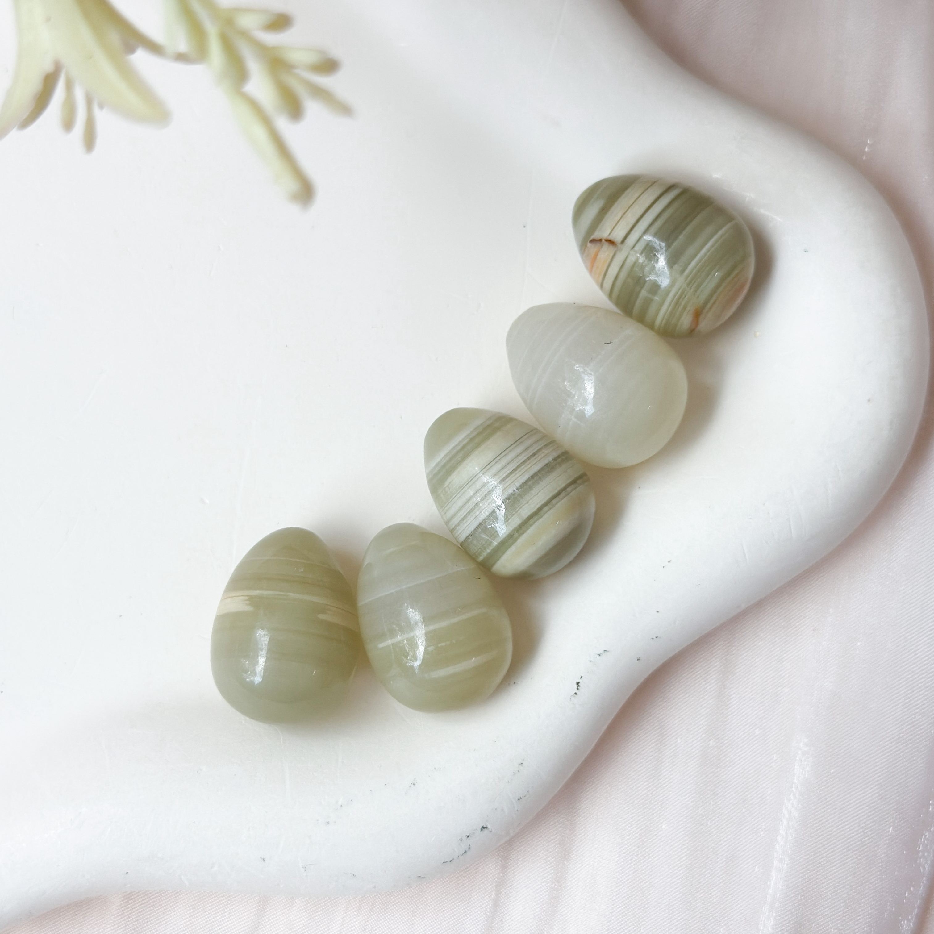 Banded Nephrite Mini Eggs