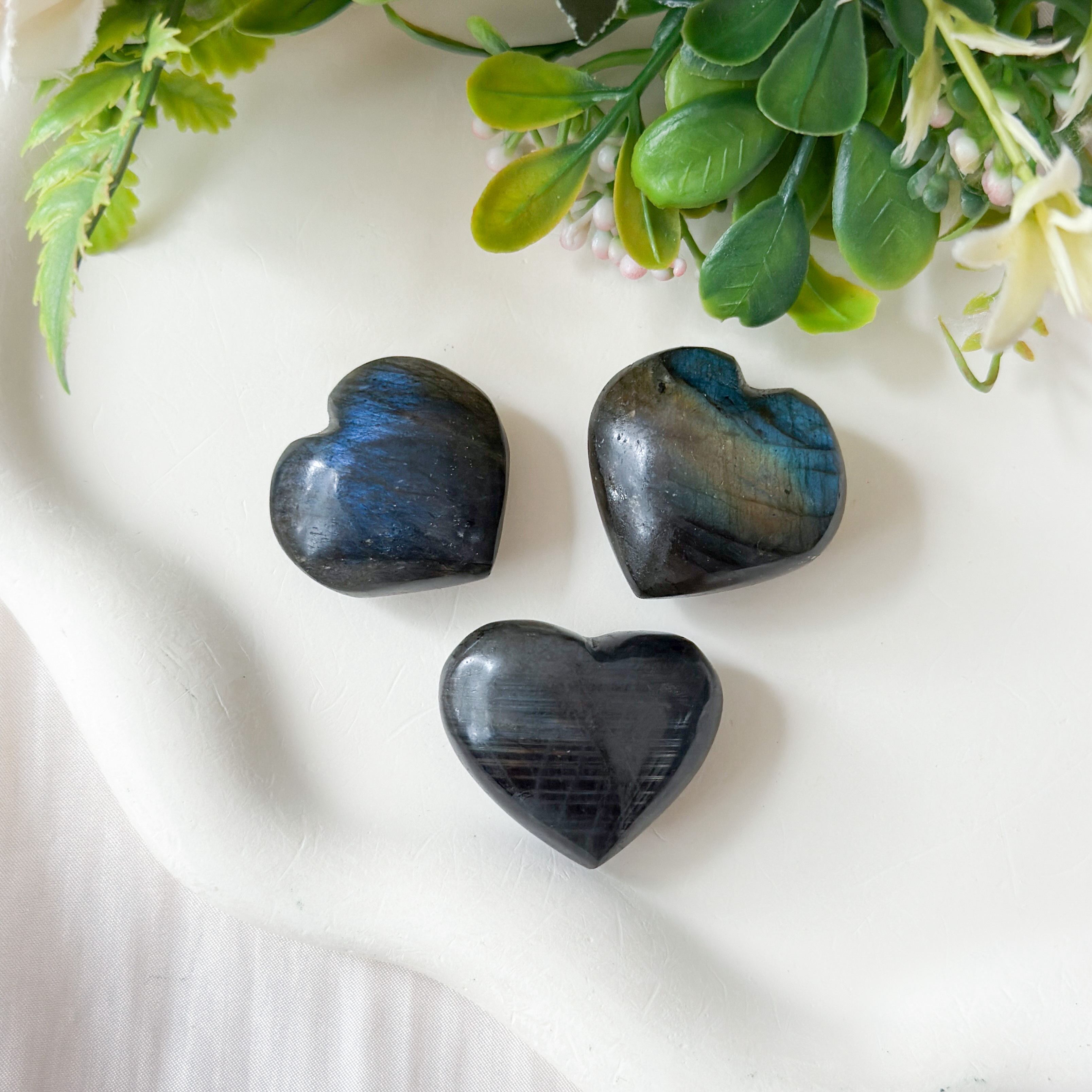 Labradorite Heart Display (Medium)