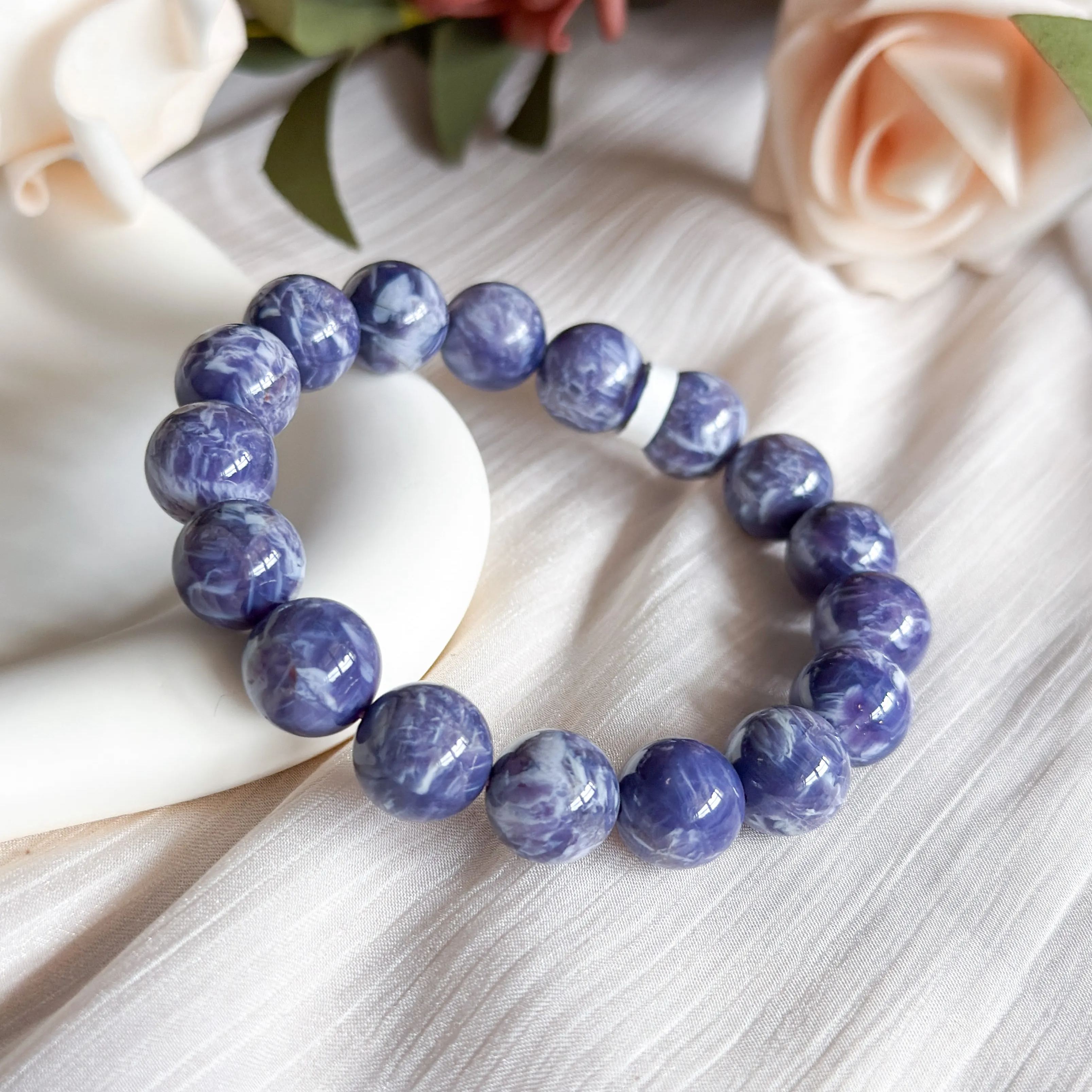 Purple Opal 12mm Bracelet