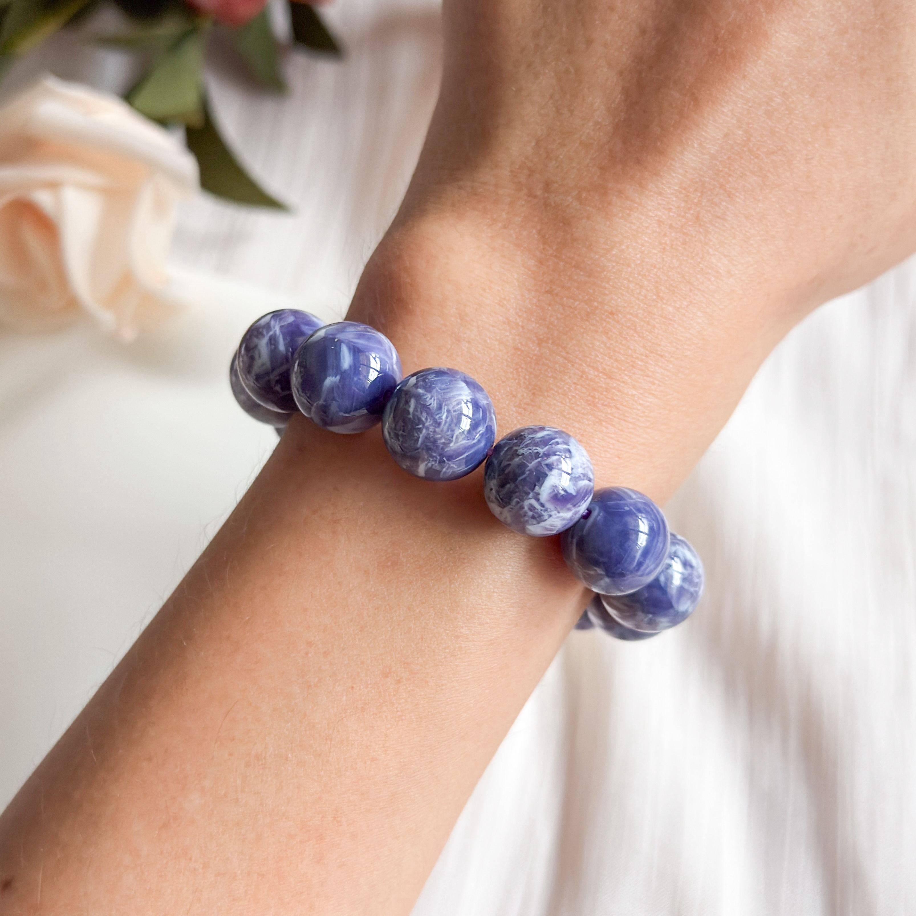 Purple Opal 12mm Bracelet