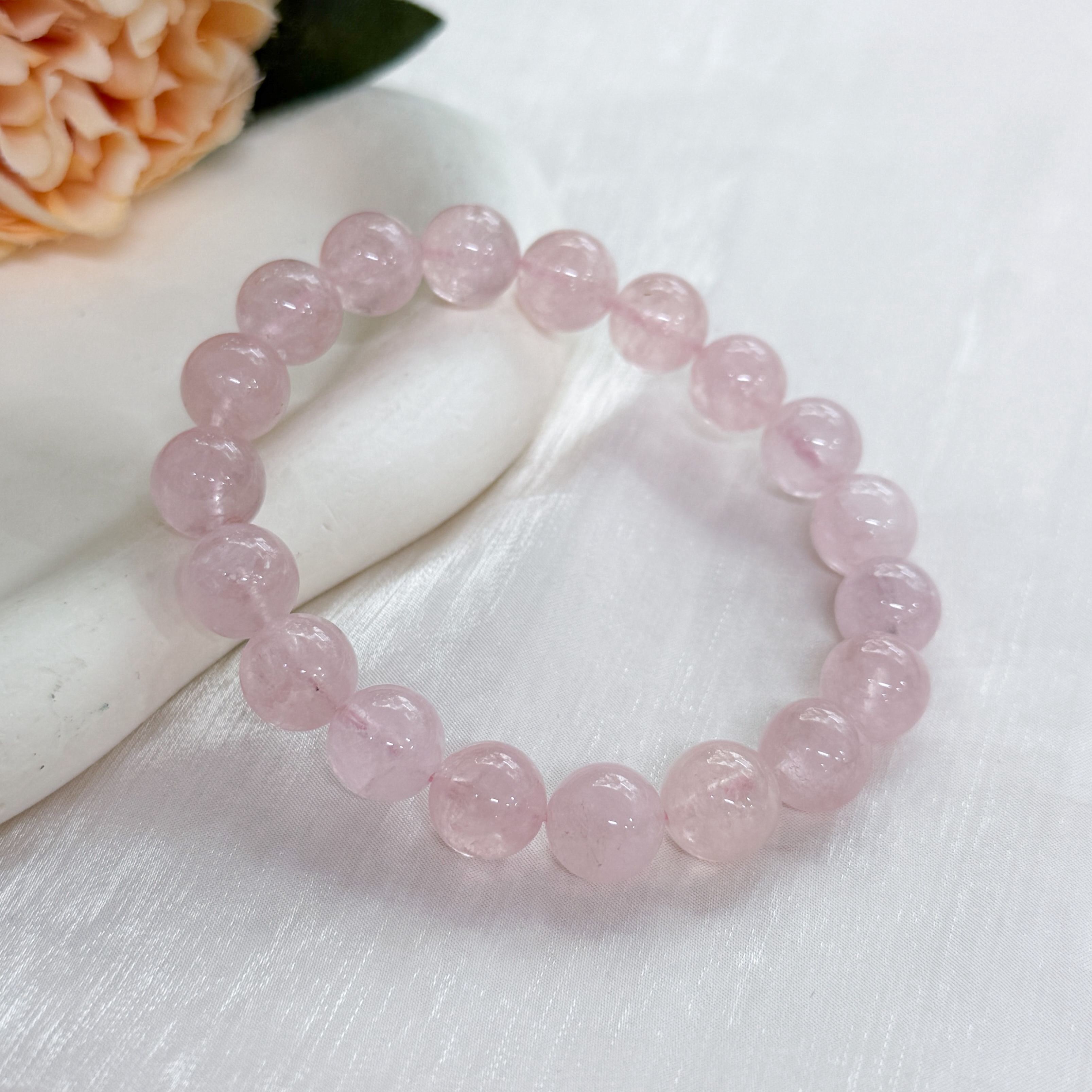 Morganite AAA+ 10-11mm Bracelet