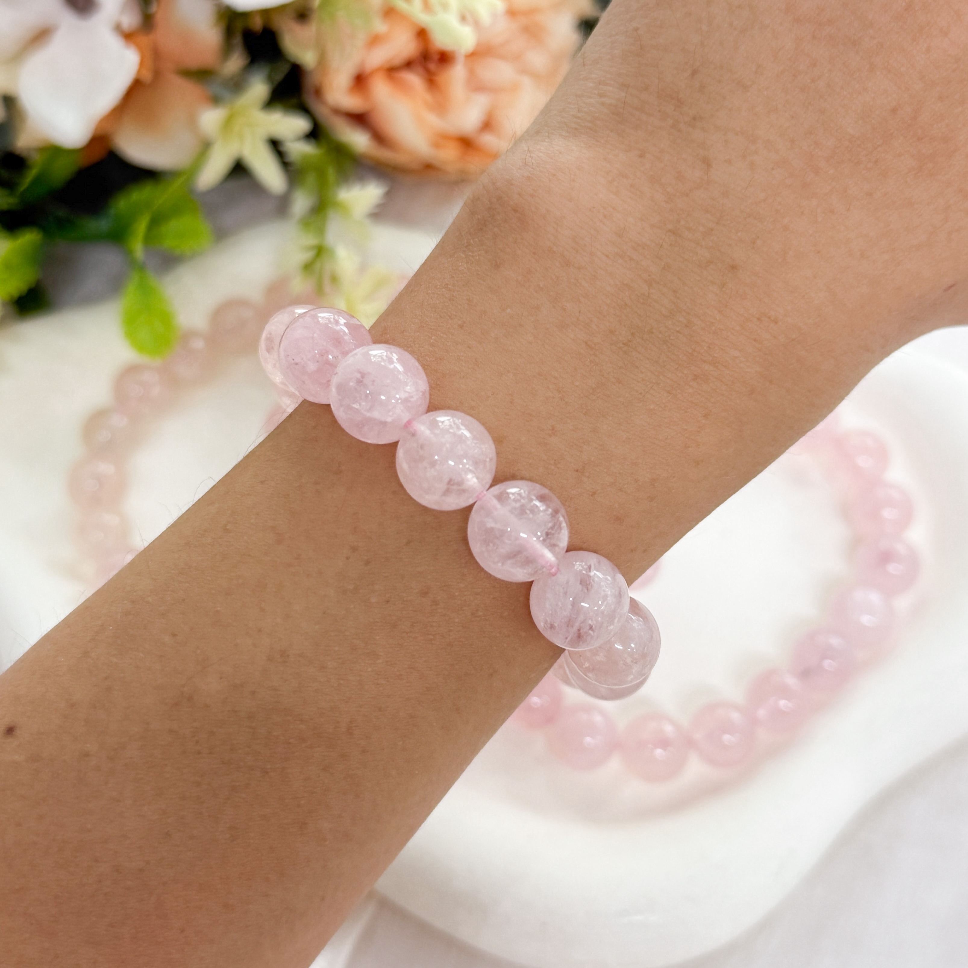 Morganite AAA+ 10-11mm Bracelet