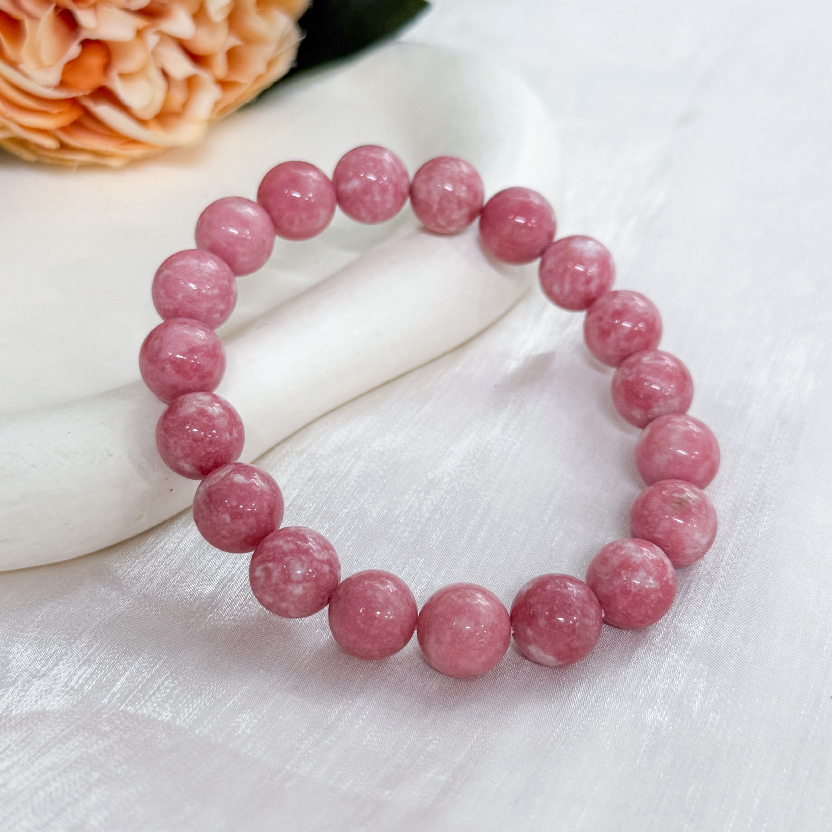 Thulite AAA 9-10mm Bracelet