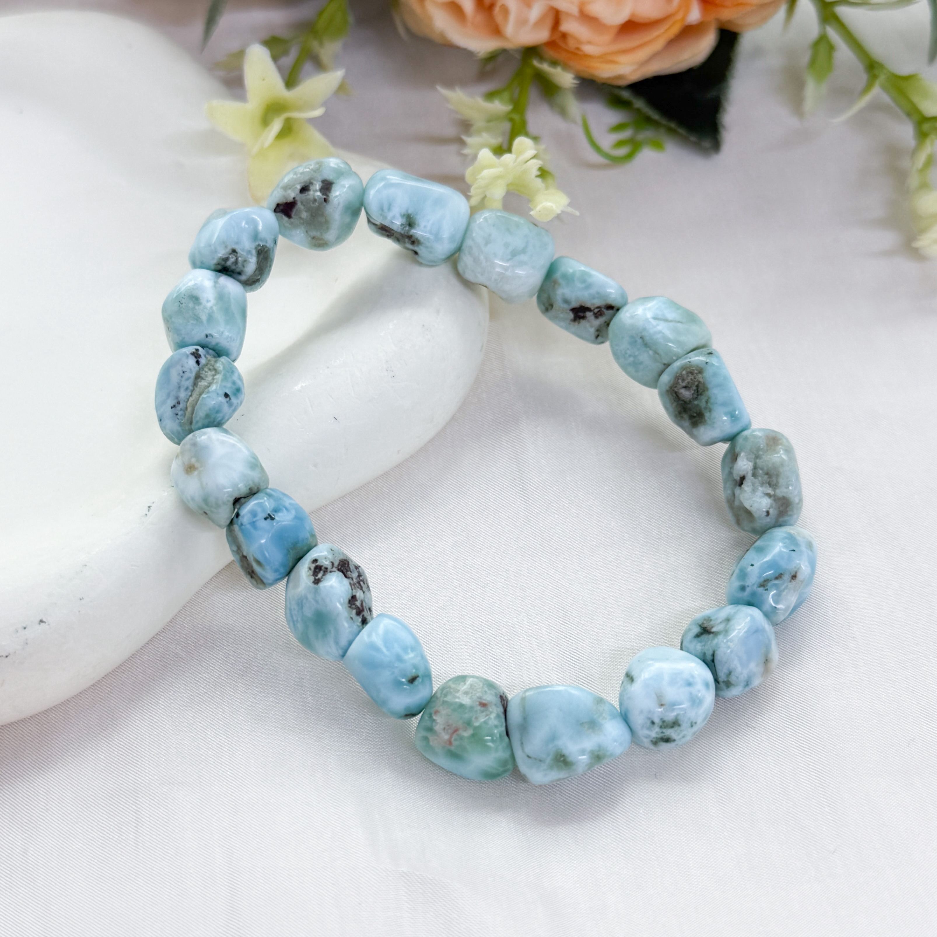 Larimar Nugget Bracelet - M