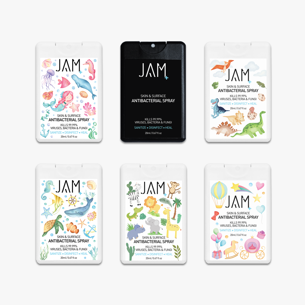 JAM Skin & Surface Antibacterial Pocket Spray 20ml