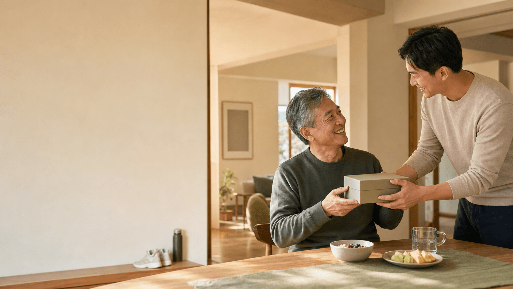 2026父親節實用健康禮物推薦，兒子在家送禮物給爸爸丨台灣研醫