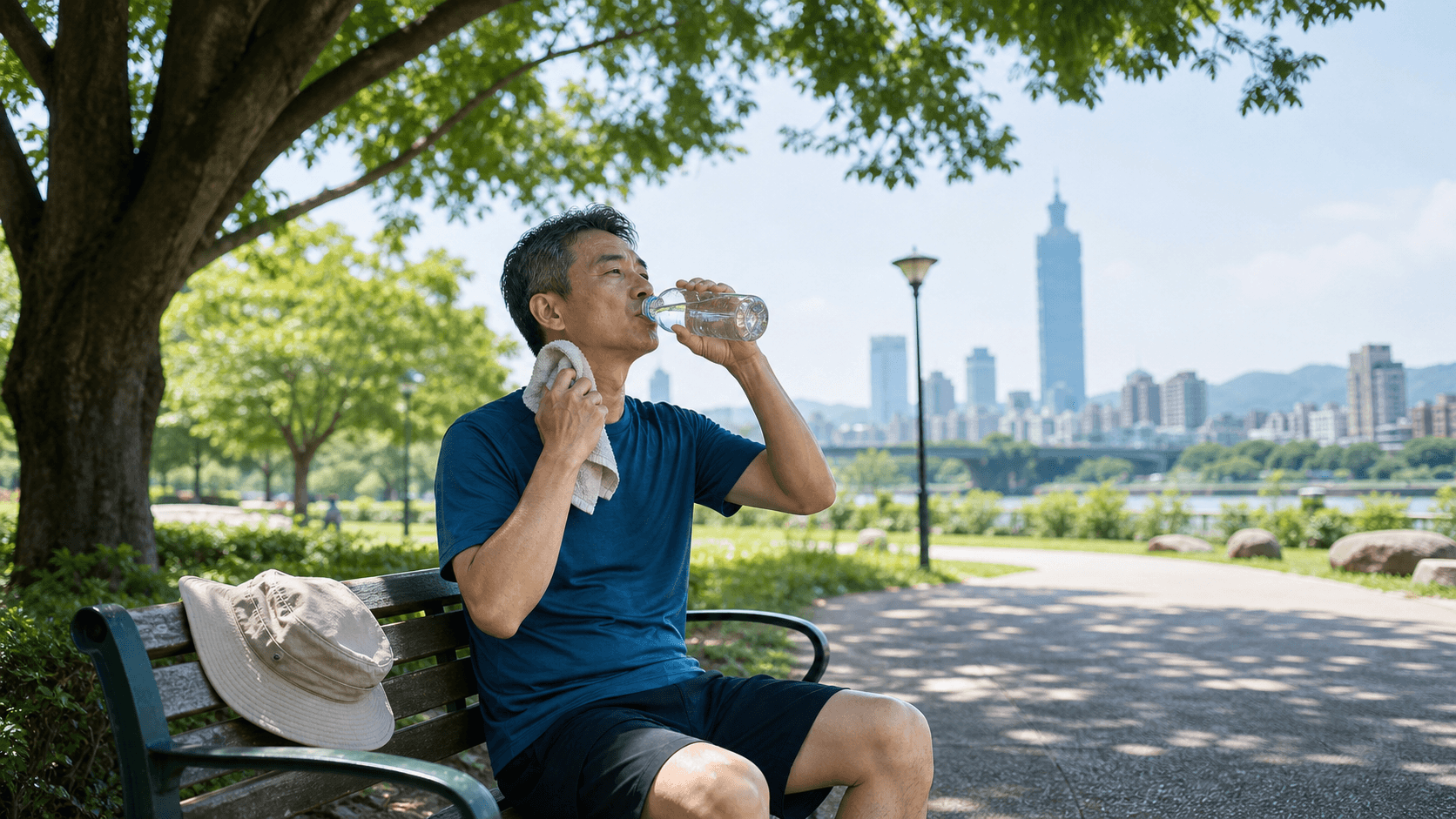 大暑高溫橙色燈號！男性補水、運動與疲勞管理7個重點丨台灣研醫

