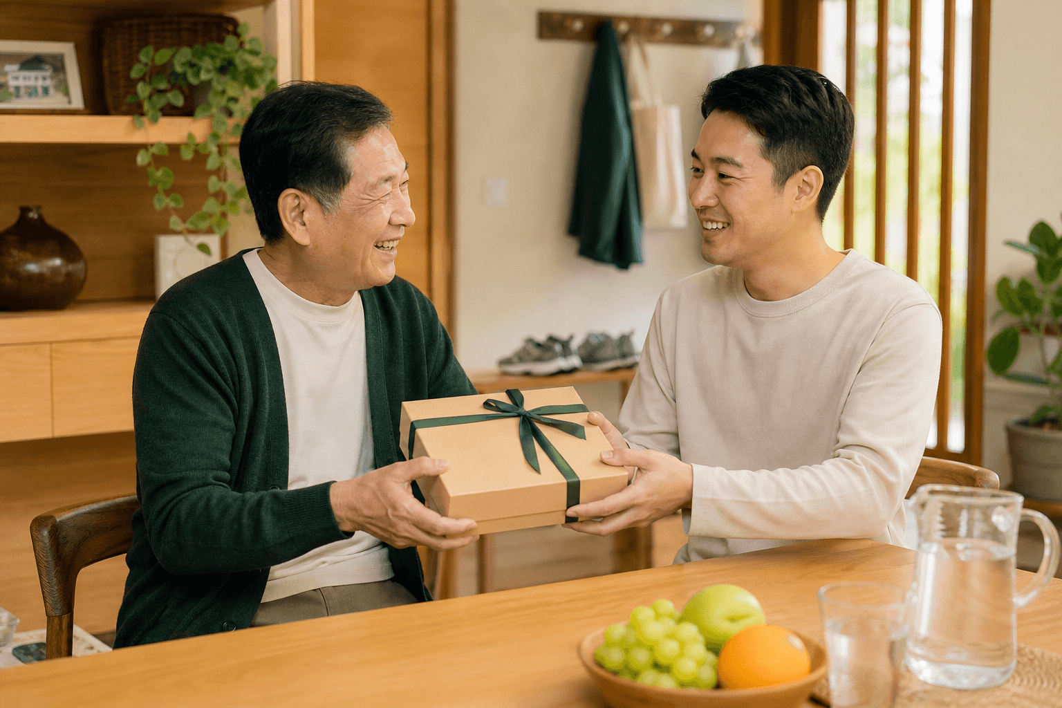 2026父親節實用健康禮物推薦，兒子在家送禮物給爸爸丨台灣研醫