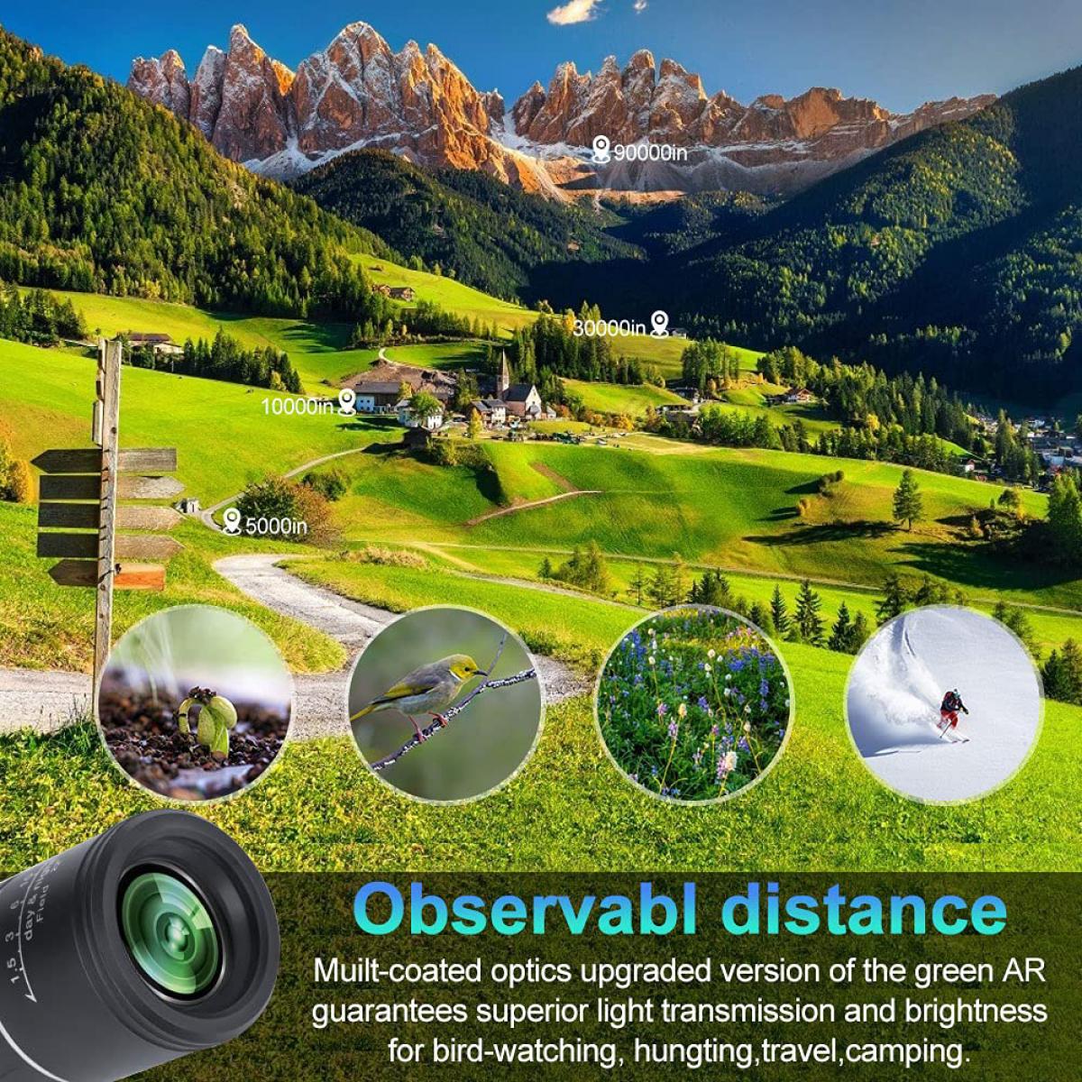 Monocular High Definition Telescope