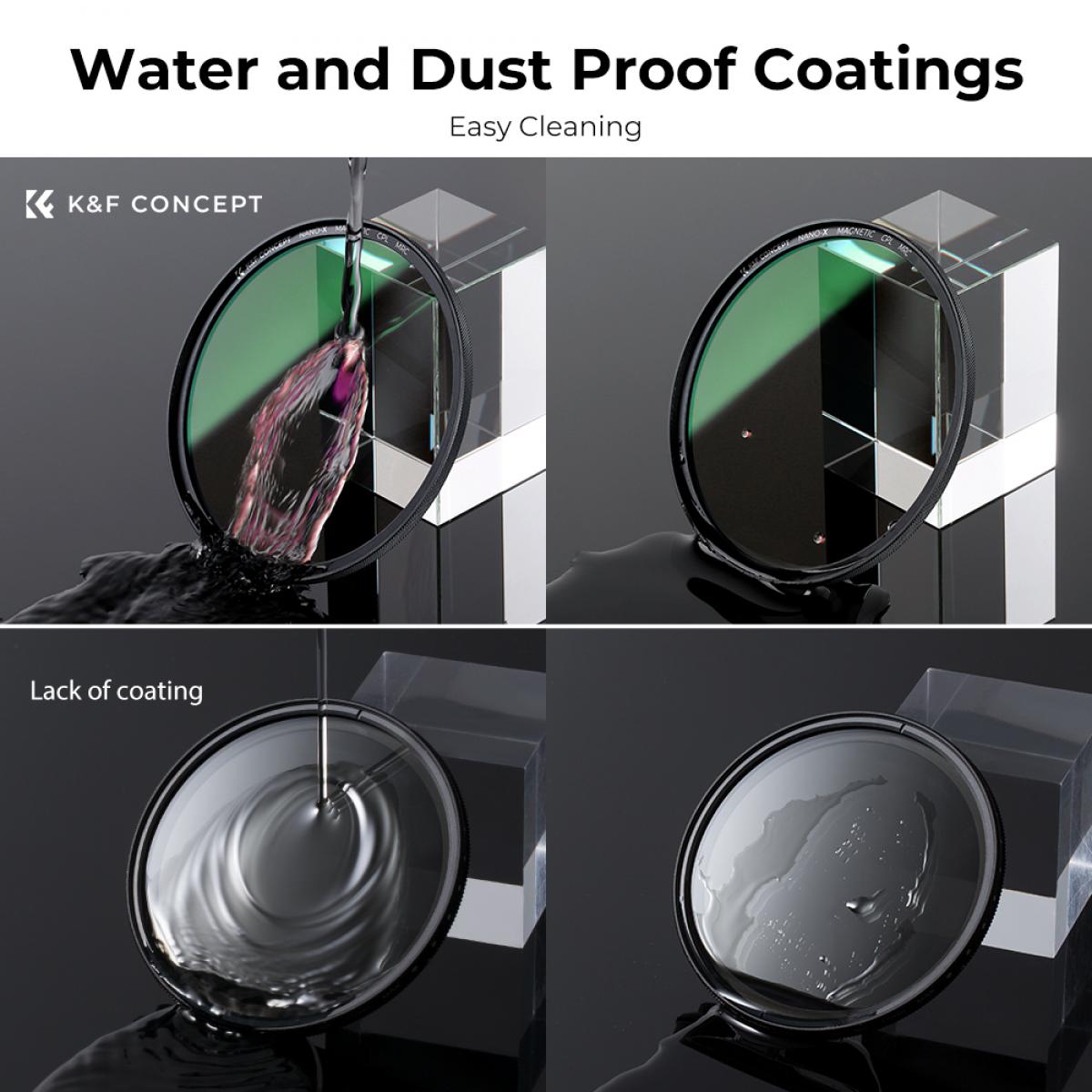 CPL Circular Polarizer Magnetic Lens Filter HD Waterproof Scratch-Resistant Anti-Reflection Nano-X Series