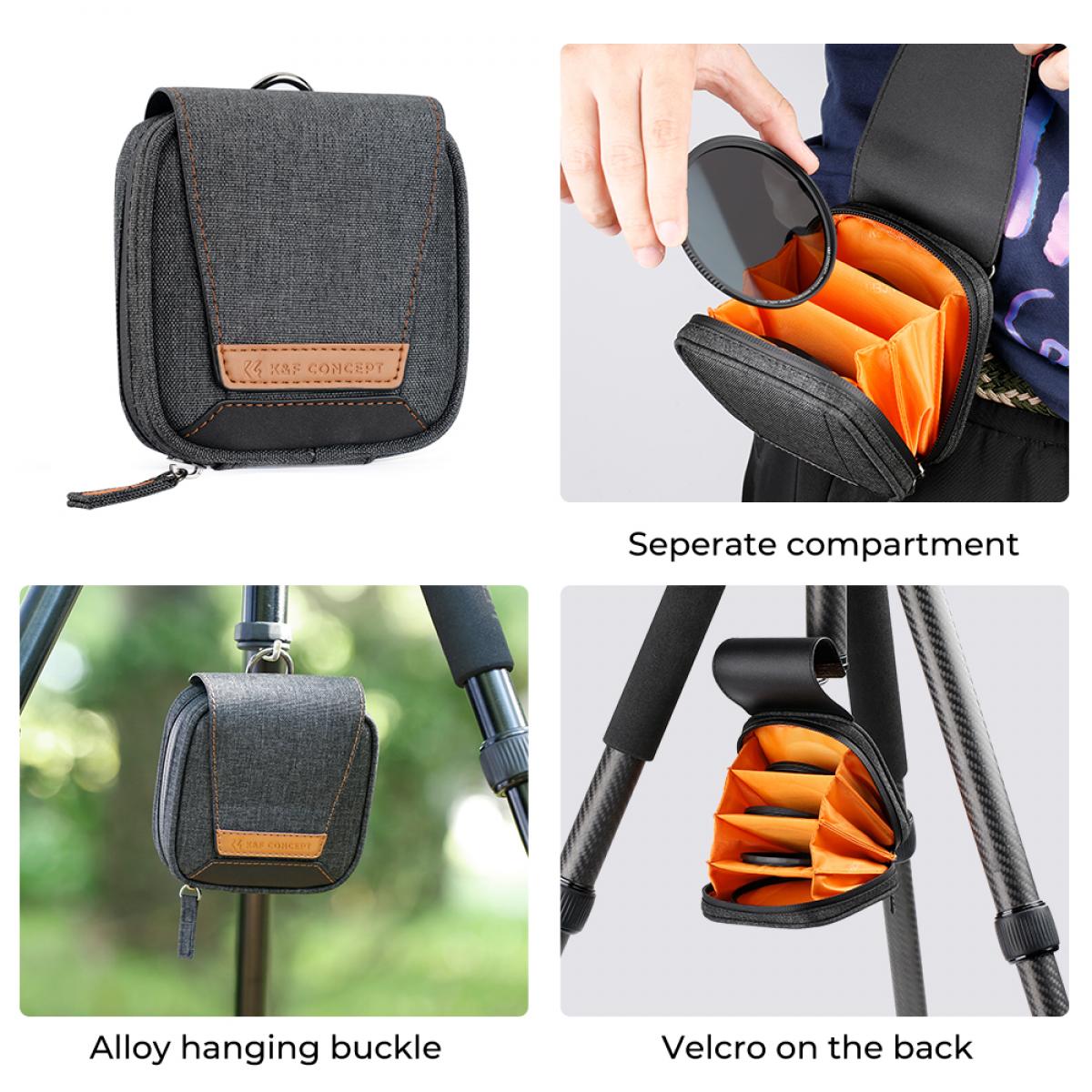 Magnetic Lens Filter Kit GND8+ND8+ND64+ND1000+Magnetic Adapter Ring 5 in 1 Quick Swap System Nano X Series