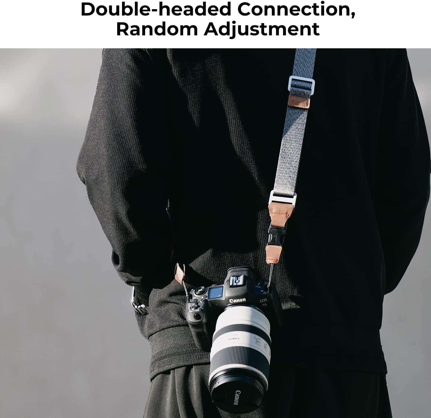 K&F Concept Camera Neck Strap for Photographers Camera Strap Quick Release Clip Adjustable Sling Strap Compatible for Nikon Canon Sony Olympus DSLR Camera