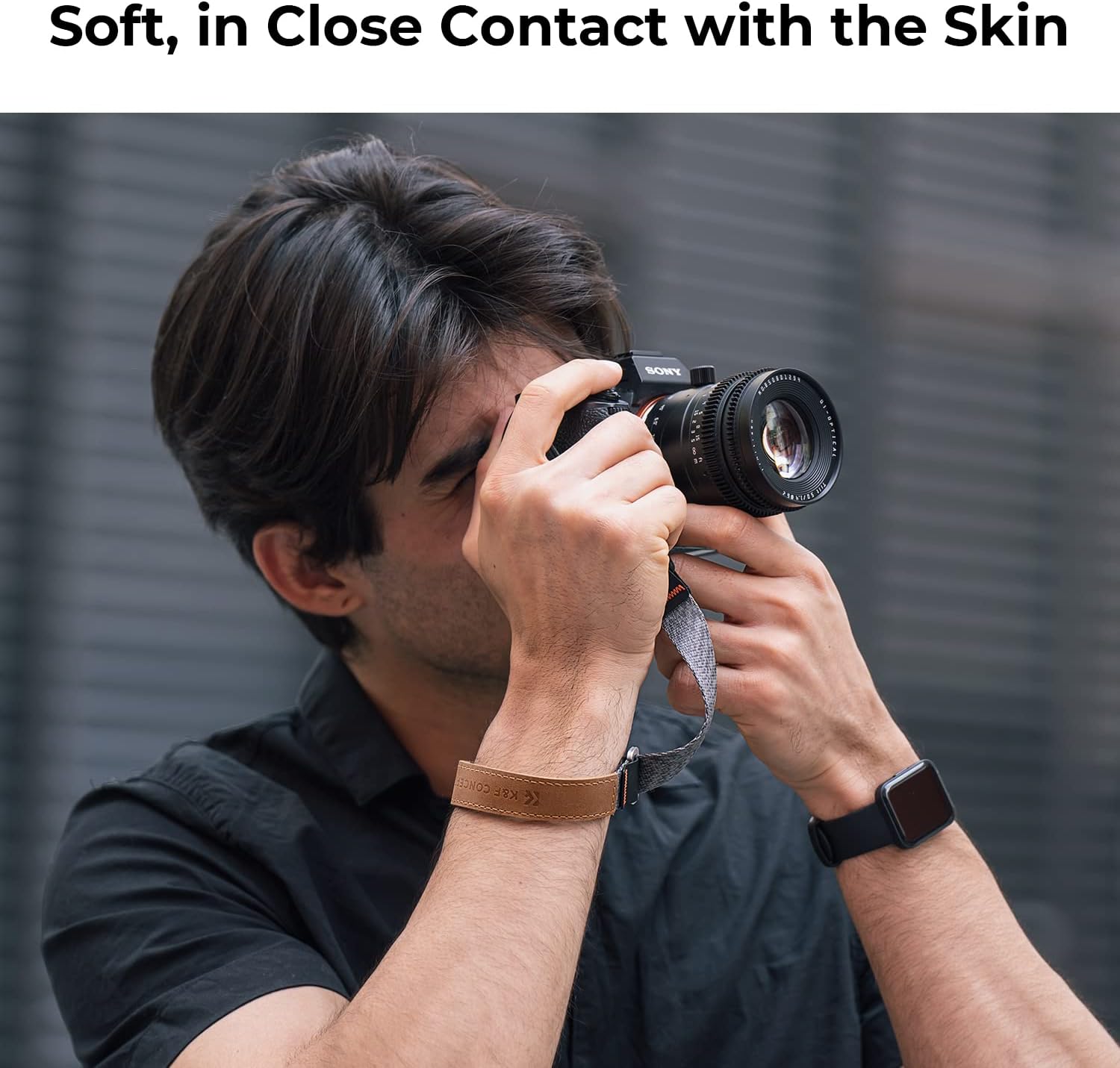 K&F Concept Camera Neck Strap for Photographers Camera Strap Quick Release Clip Adjustable Sling Strap Compatible for Nikon Canon Sony Olympus DSLR Camera