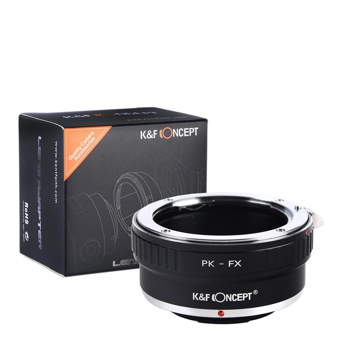 Pentax PK Lens to Fuji FX Mount Camera Adapter Fits X-Pro1 X-E1 X-M1 K&F Concept Lens Mount Adapter