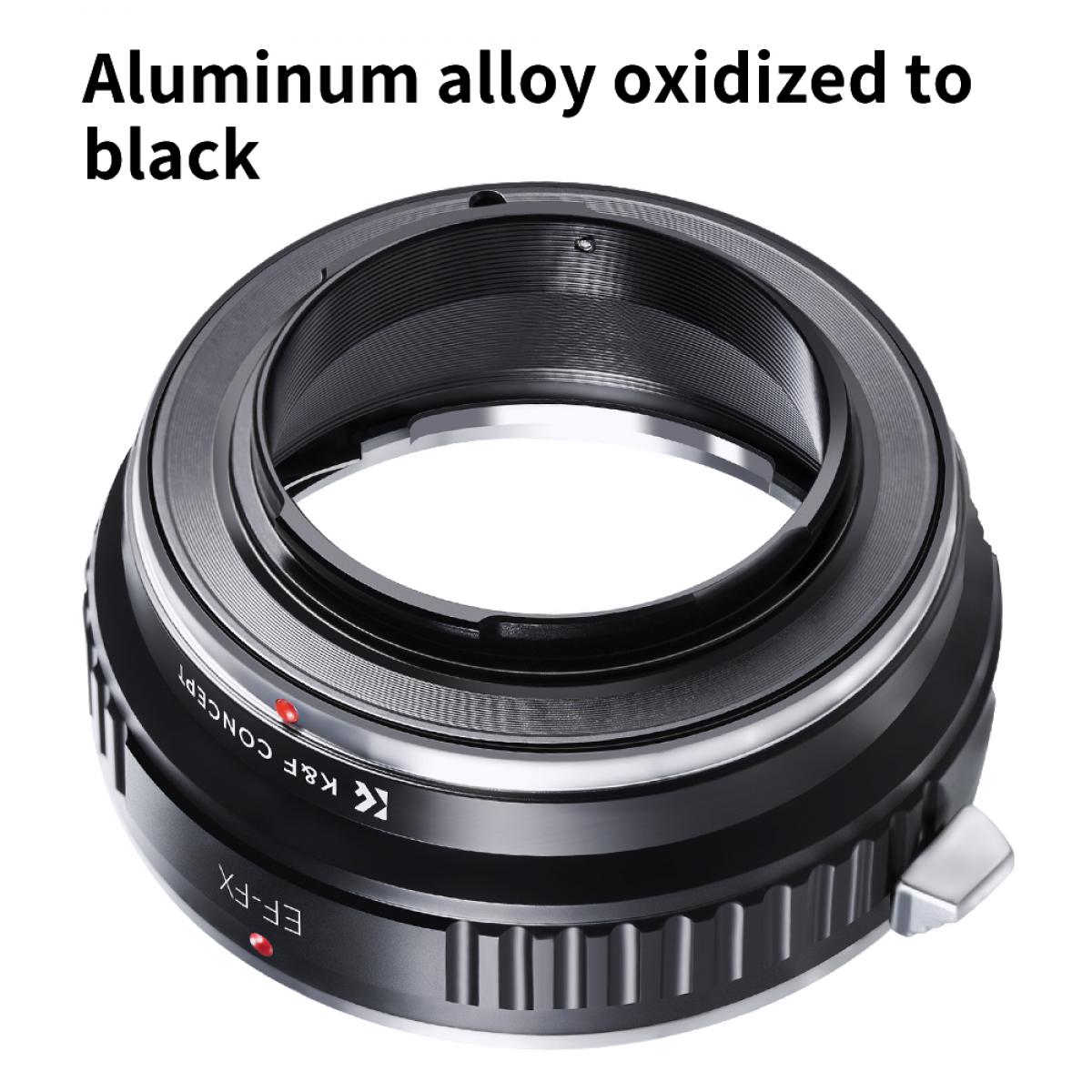 EOS EF/EFS Lens to Fuji FX Mount X-Pro1 X Camera X-Series Mirrorless Cameras K&F Concept Lens Mount Adapter