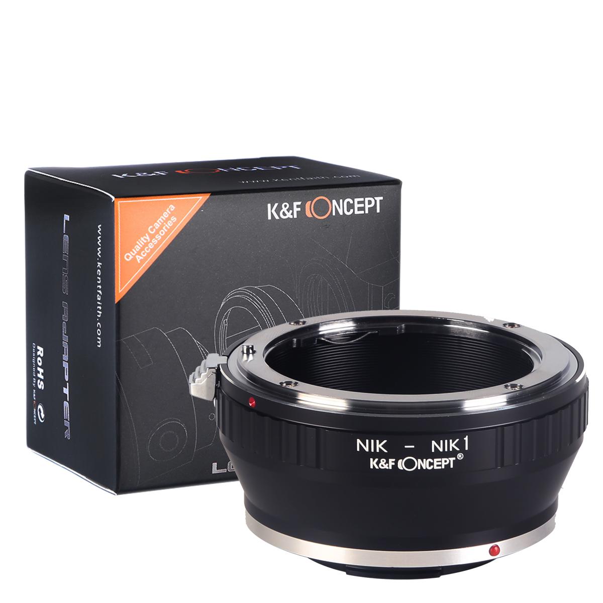 Nikon F Lenses to Nikon 1 Lens Mount Adapter K&F Concept M11201 Lens Adapter