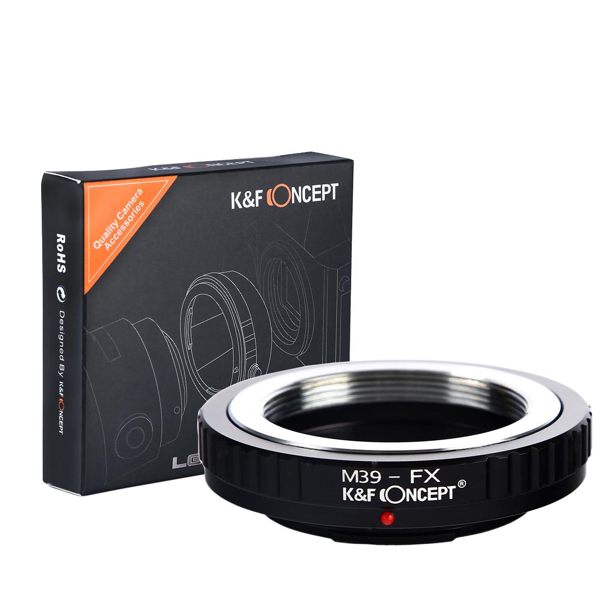 M39 Lenses to Fuji X Lens Mount Adapter K&F Concept M19111 Lens Adapter Non-SLR port M39