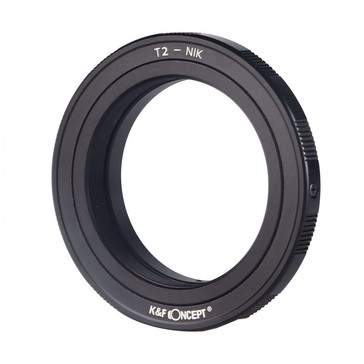 T2 Lenses to Nikon F Lens Mount Adapter K&F Concept M28171 Lens Adapter