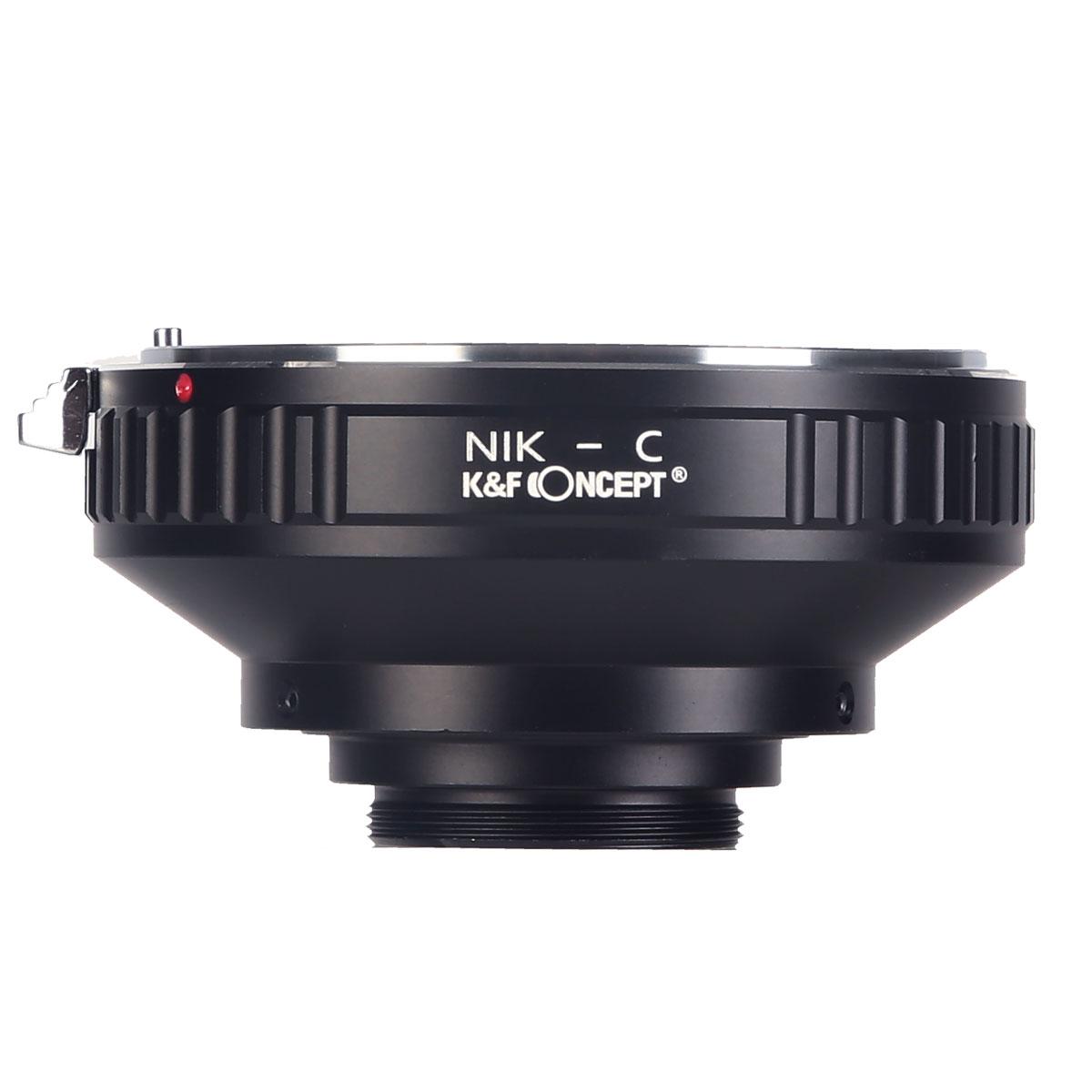 Nikon F Lenses to C Lens Mount Adapter K&F Concept M11231 Lens Adapter