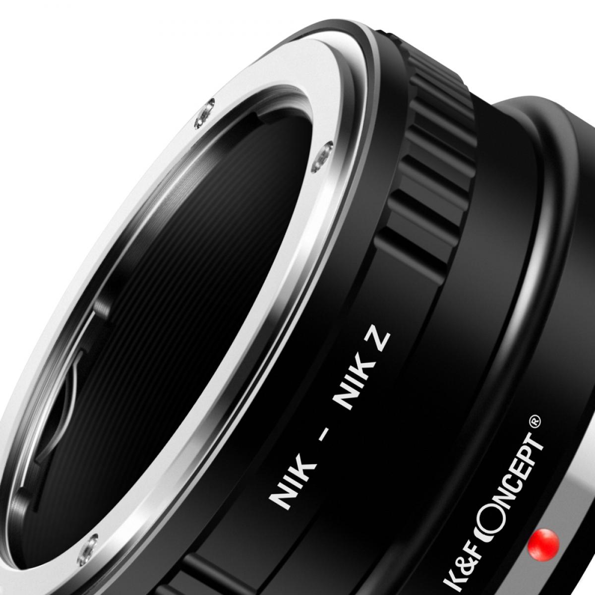 Nikon F/AF AI AI-S Mount Lens to Nikon Z6 Z7 Camera K&F Concept Lens Mount Adapter